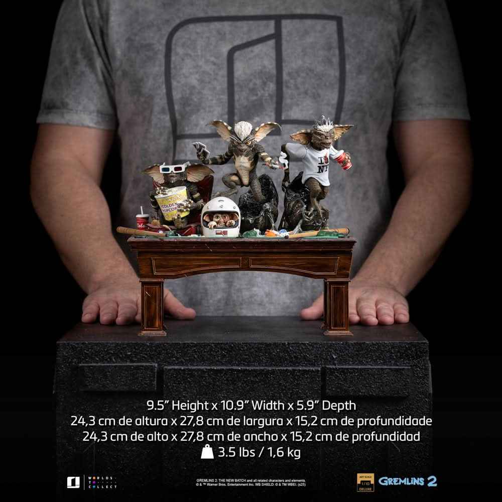 Gremlins Iron Studios Gremlins Diorama Art Scale WARNB127425-10 1/10 Licensed Resin Statue