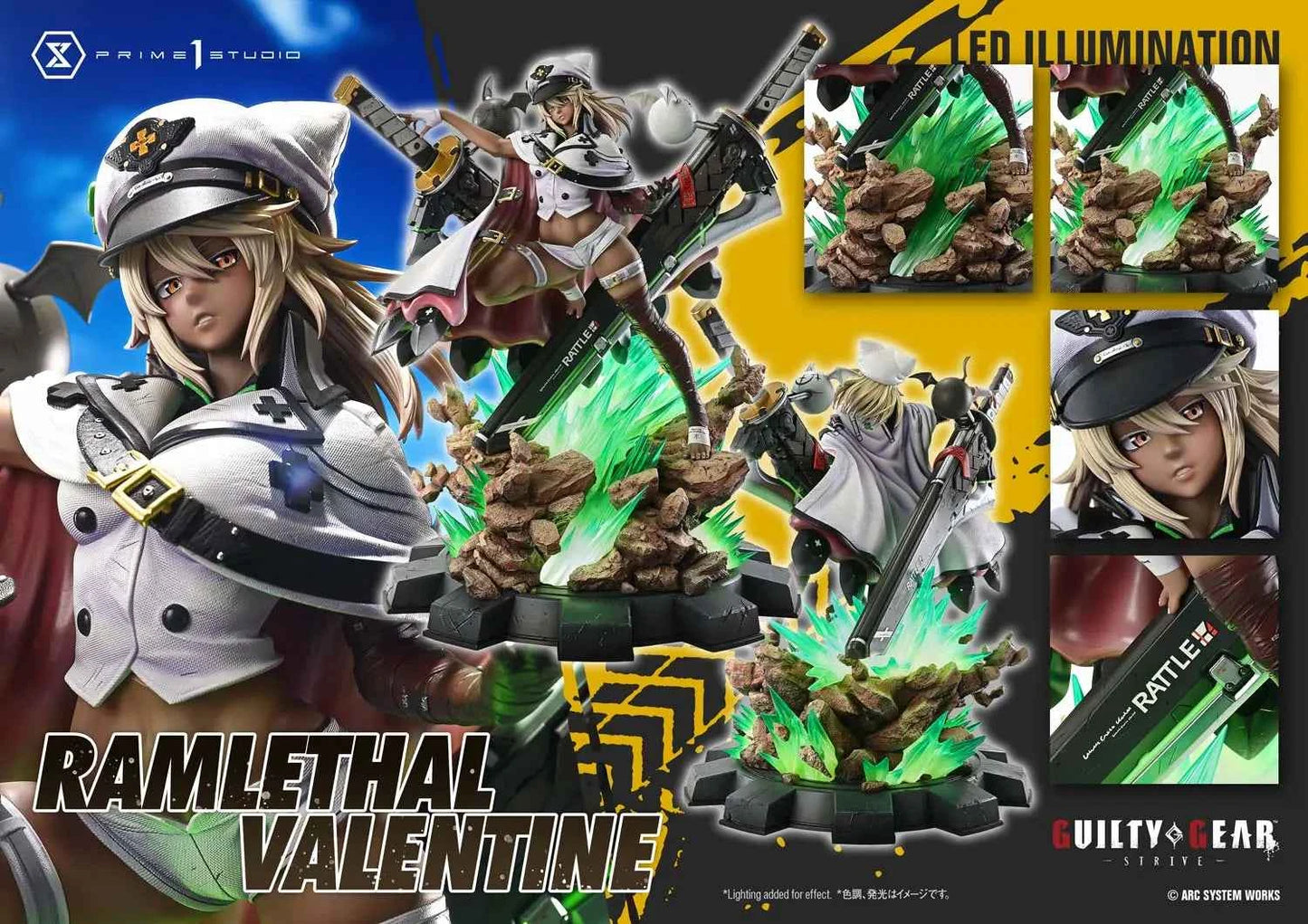 Guilty Gear Prime 1 Studio Ultimate Premium Masterline Ramlethal Valentine UPMGG-02 UPMGG-02S Licensed Resin Statue
