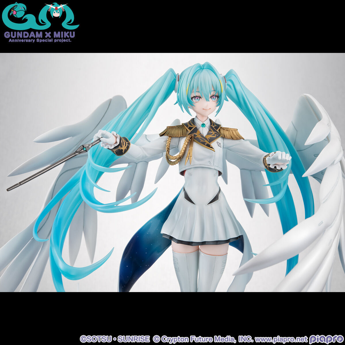 Gundam Wing: Endless Waltz MegaHouse Hatsune Miku Gundam x Miku Anniversary Special Project Lucrea 1/7 Zero EW Licensed PVC Figure