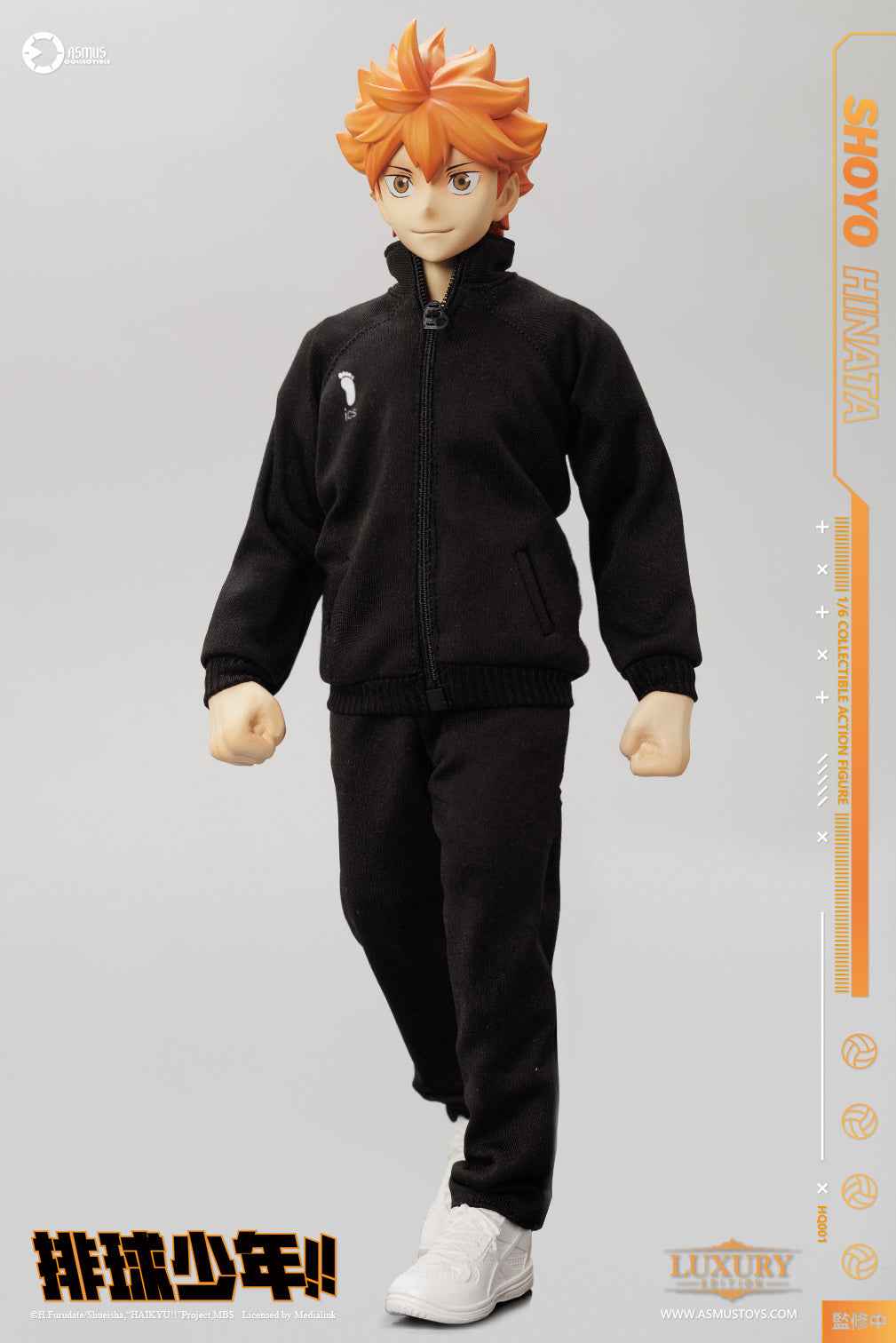Haikyu!! Asmus Toys Shōyō Hinata HQ01 HQ01ALUX 1/6 Licensed Action Figure