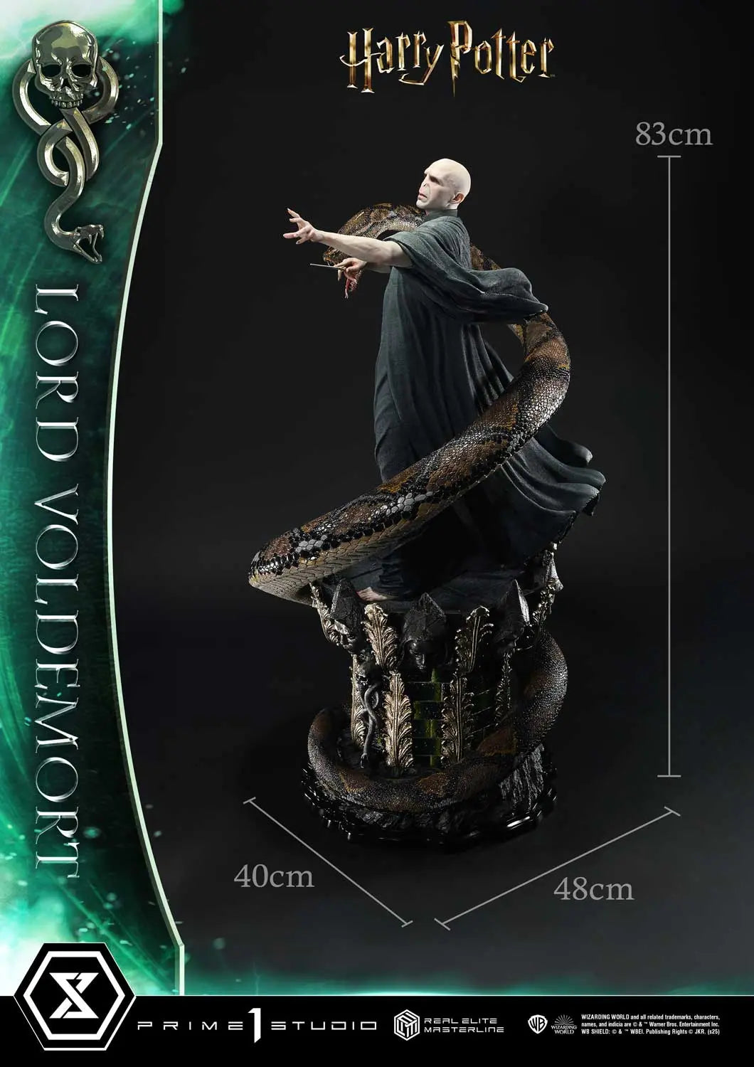 Harry Potter Prime 1 Studio Lord Voldemort REMHP-01 REMHP-01S Licensed Resin Statue