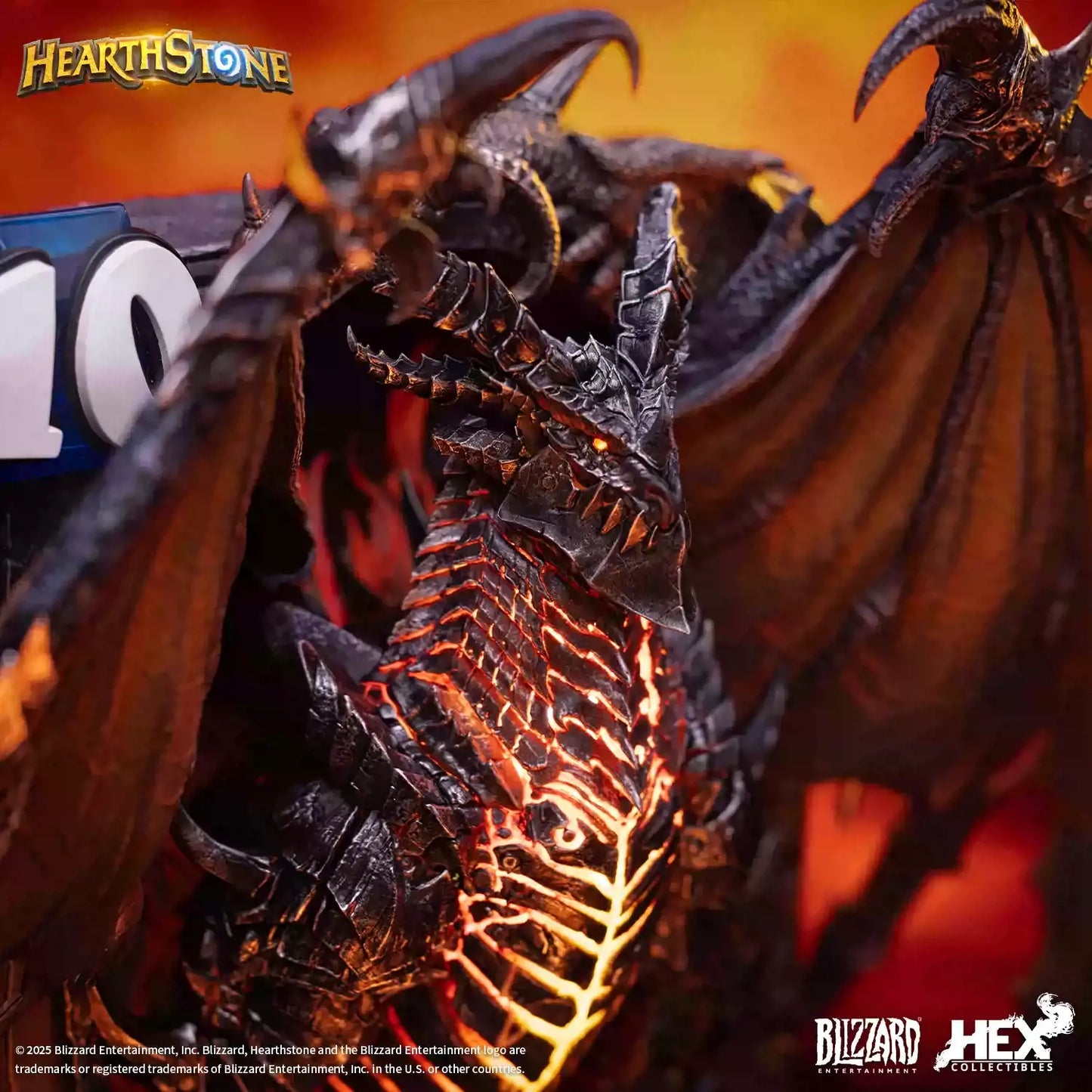 Hearthstone HEX Collectibles Blizzard Deathwing card HEXFRAME05 Licensed Resin Statue