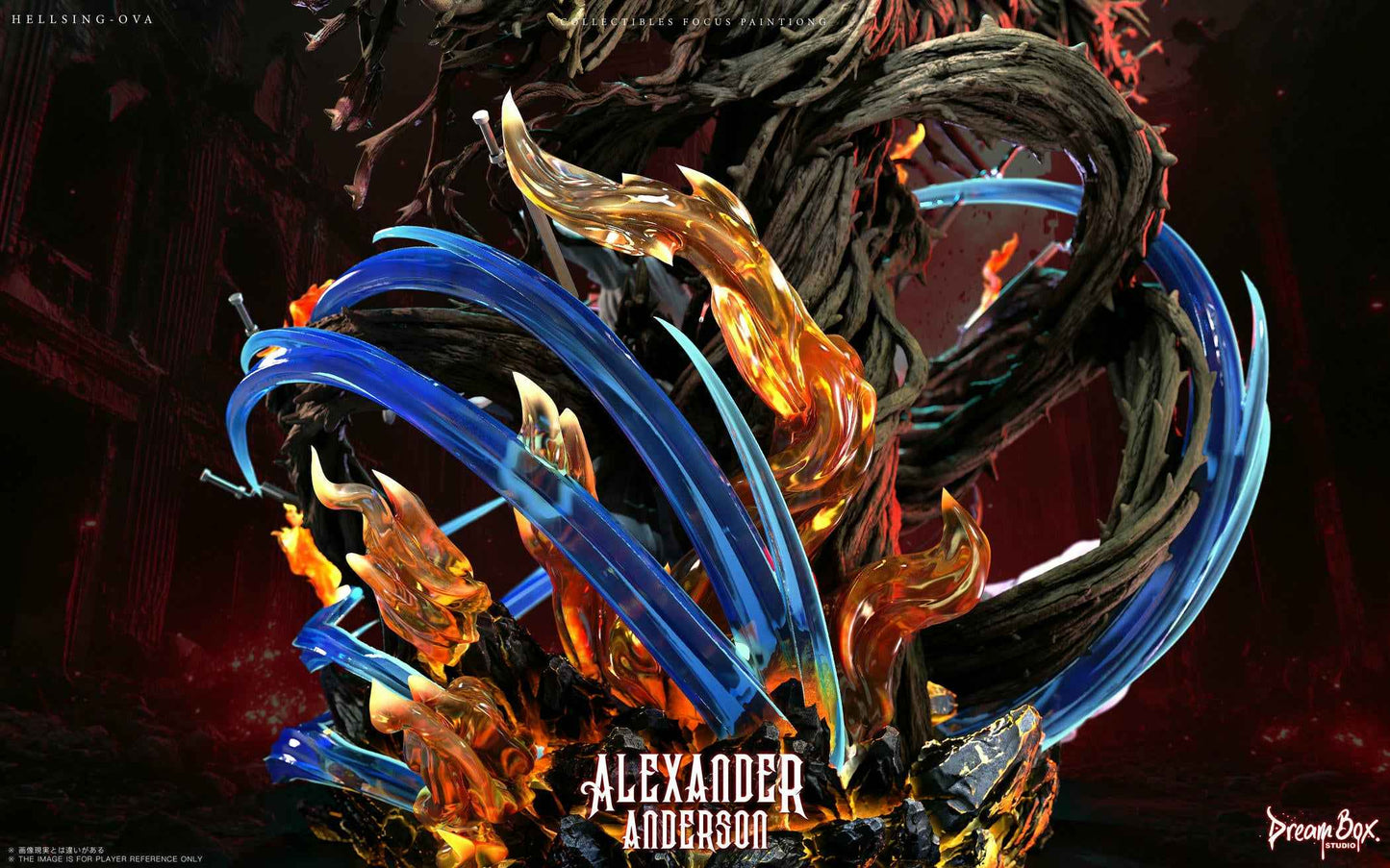 Hellsing Dream Box Studio Alexander Anderson Resin Statue