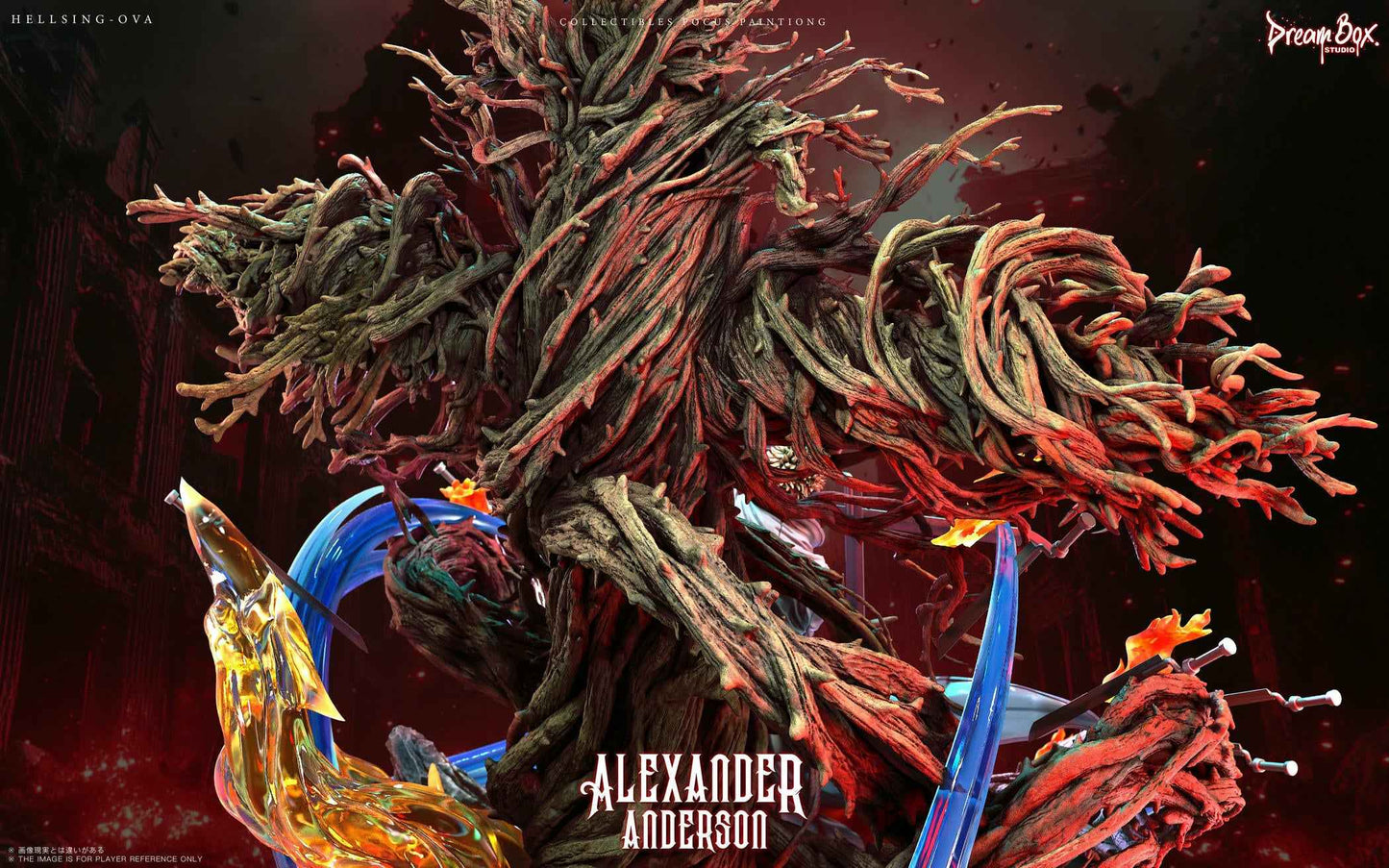 Hellsing Dream Box Studio Alexander Anderson Resin Statue