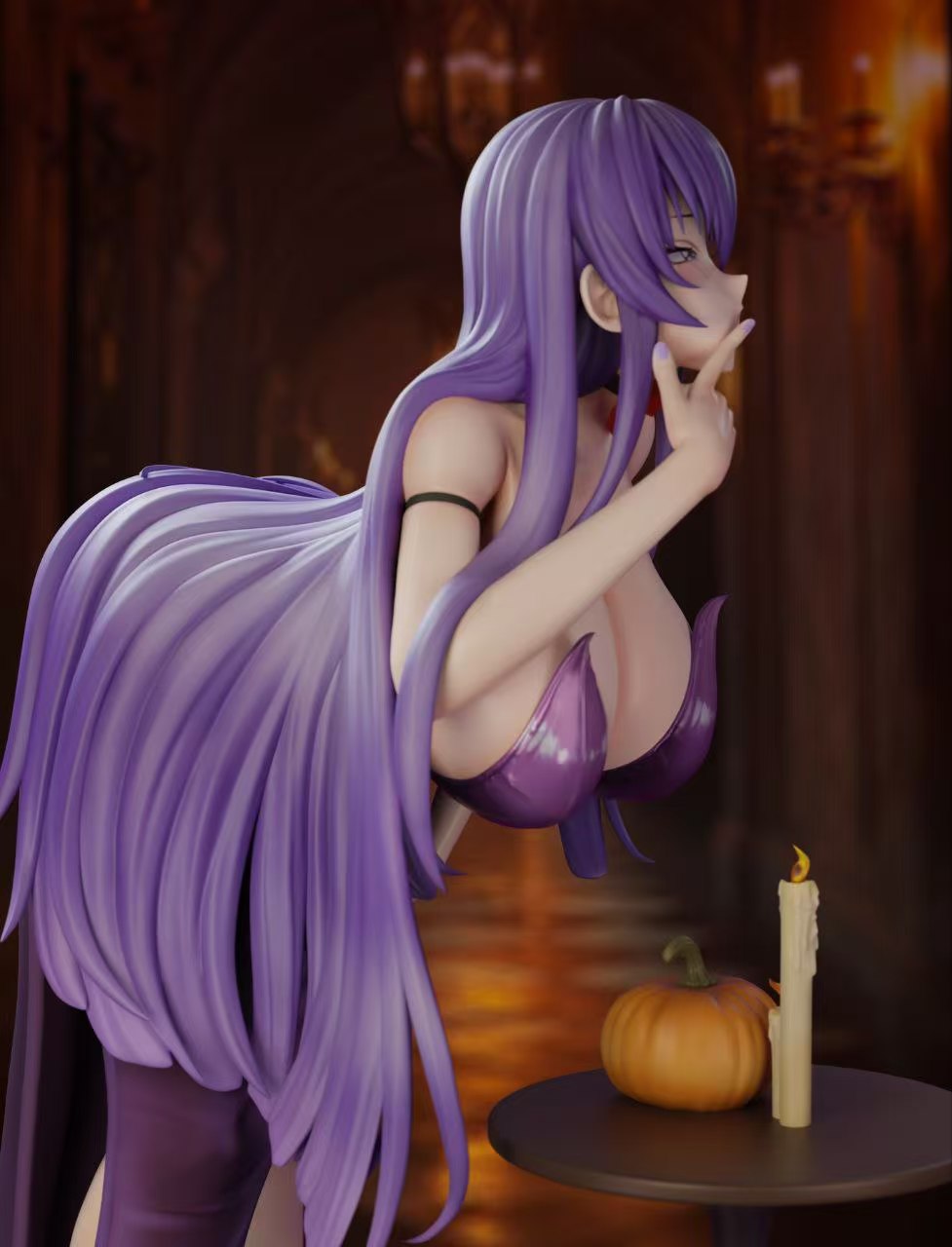 Highschool Of the Dead Green Tea Studio Saeko Busujima Halloween Party 1/6 Resin Statue