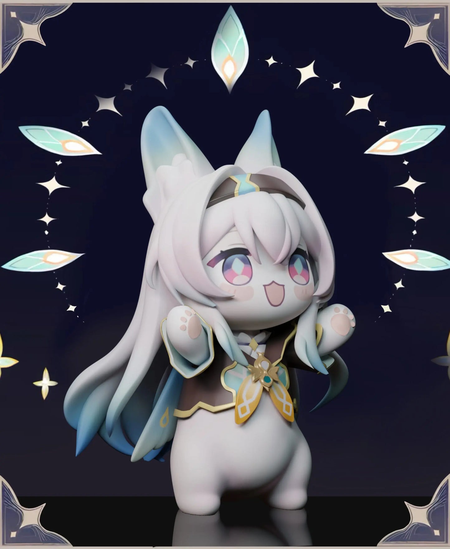 Honkai: Star Rail Chao She Studio Firefly & Cartethyia Q Version Resin Statue