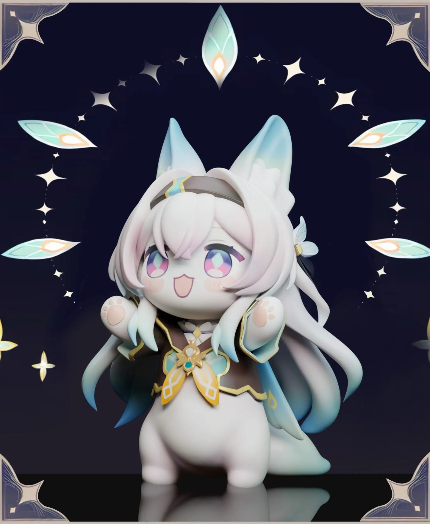Honkai: Star Rail Chao She Studio Firefly & Cartethyia Q Version Resin Statue