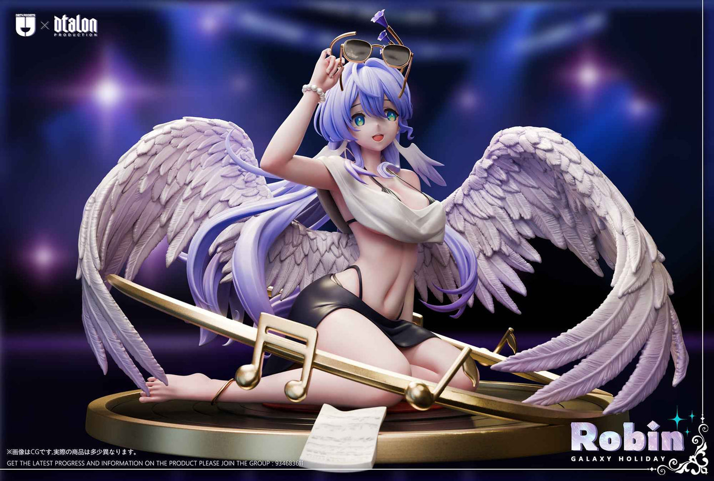 Honkai: Star Rail Dirty Pockets Studio & Dtalon Studio Galaxy Holiday Robin Resin Statue
