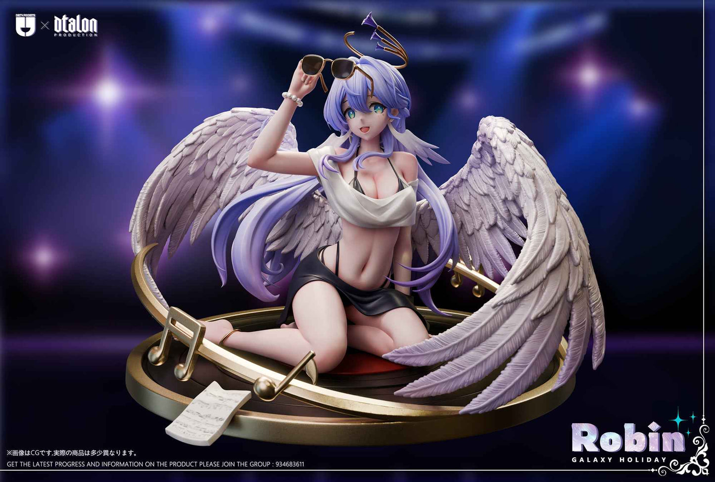 Honkai: Star Rail Dirty Pockets Studio & Dtalon Studio Galaxy Holiday Robin Resin Statue