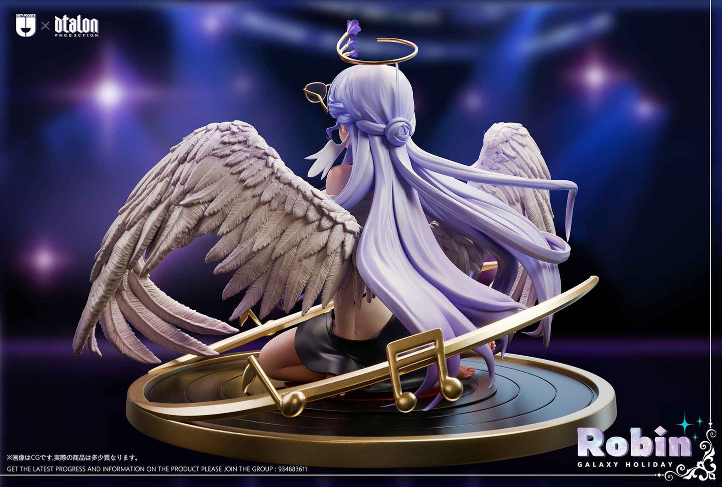 Honkai: Star Rail Dirty Pockets Studio & Dtalon Studio Galaxy Holiday Robin Resin Statue