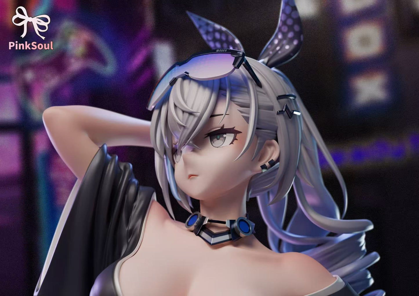 Honkai: Star Rail Pinksoul Studio Silver Wolf Resin Statue