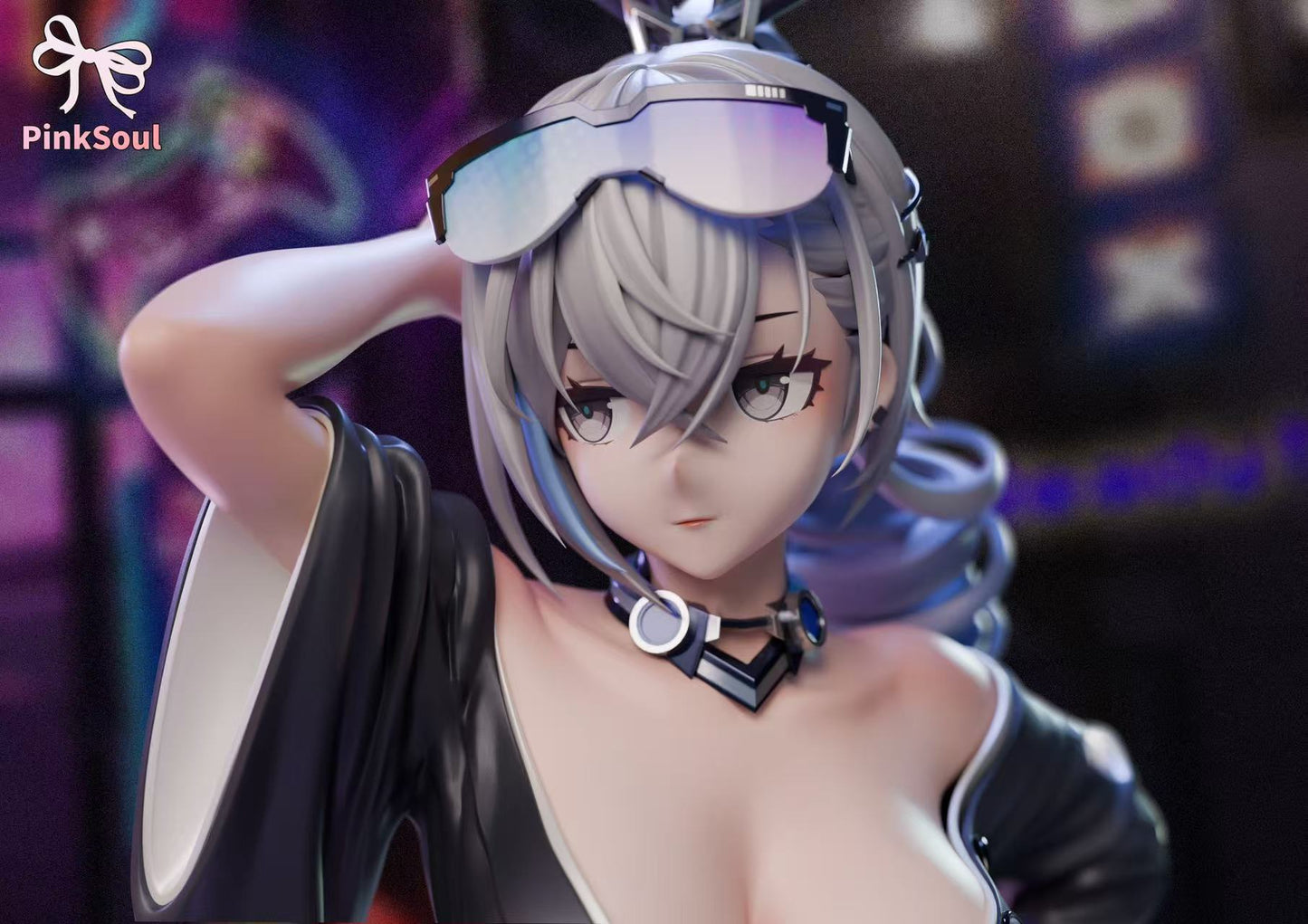 Honkai: Star Rail Pinksoul Studio Silver Wolf Resin Statue