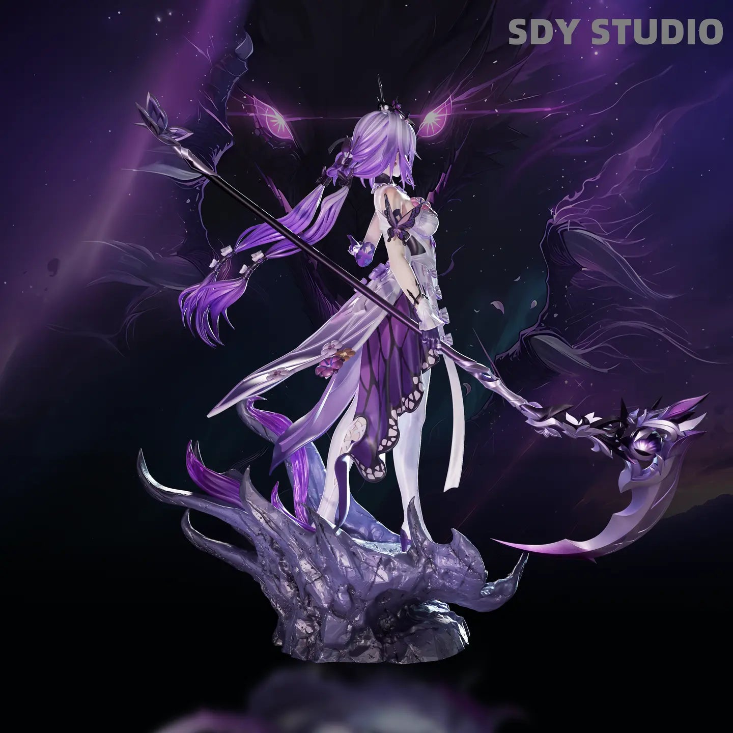 Honkai: Star Rail SDY Studio Void Butterfly Castorice Resin Statue