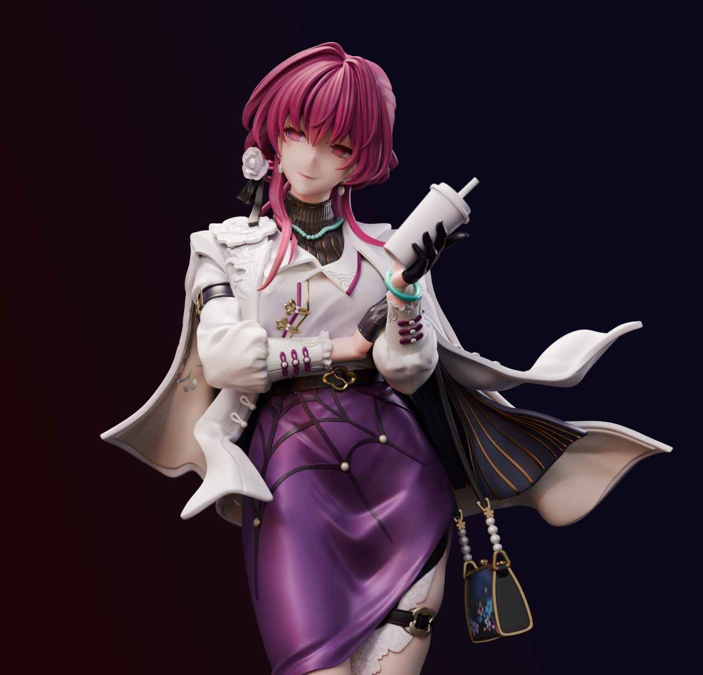Honkai: Star Rail ~ Qian Ben Ying Gong Zao QBYGZ Studio ~ Kafka ~ Resin Statue