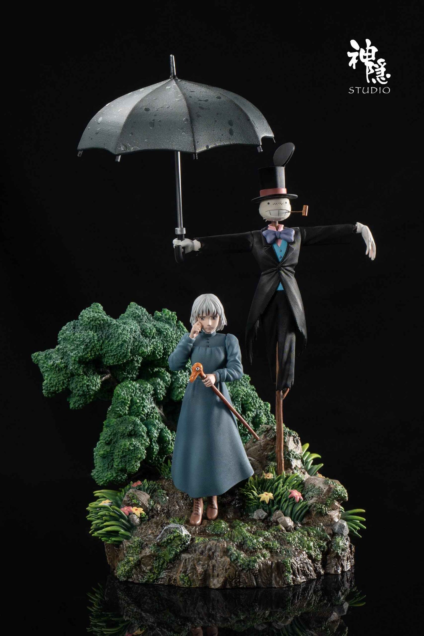 Howl's Moving Castle ~ Shen Yin Studio ~ Sophie Hatter & Turnip Head "Prince Justin" ~ Resin Statue - Santoryu Resins Collectors