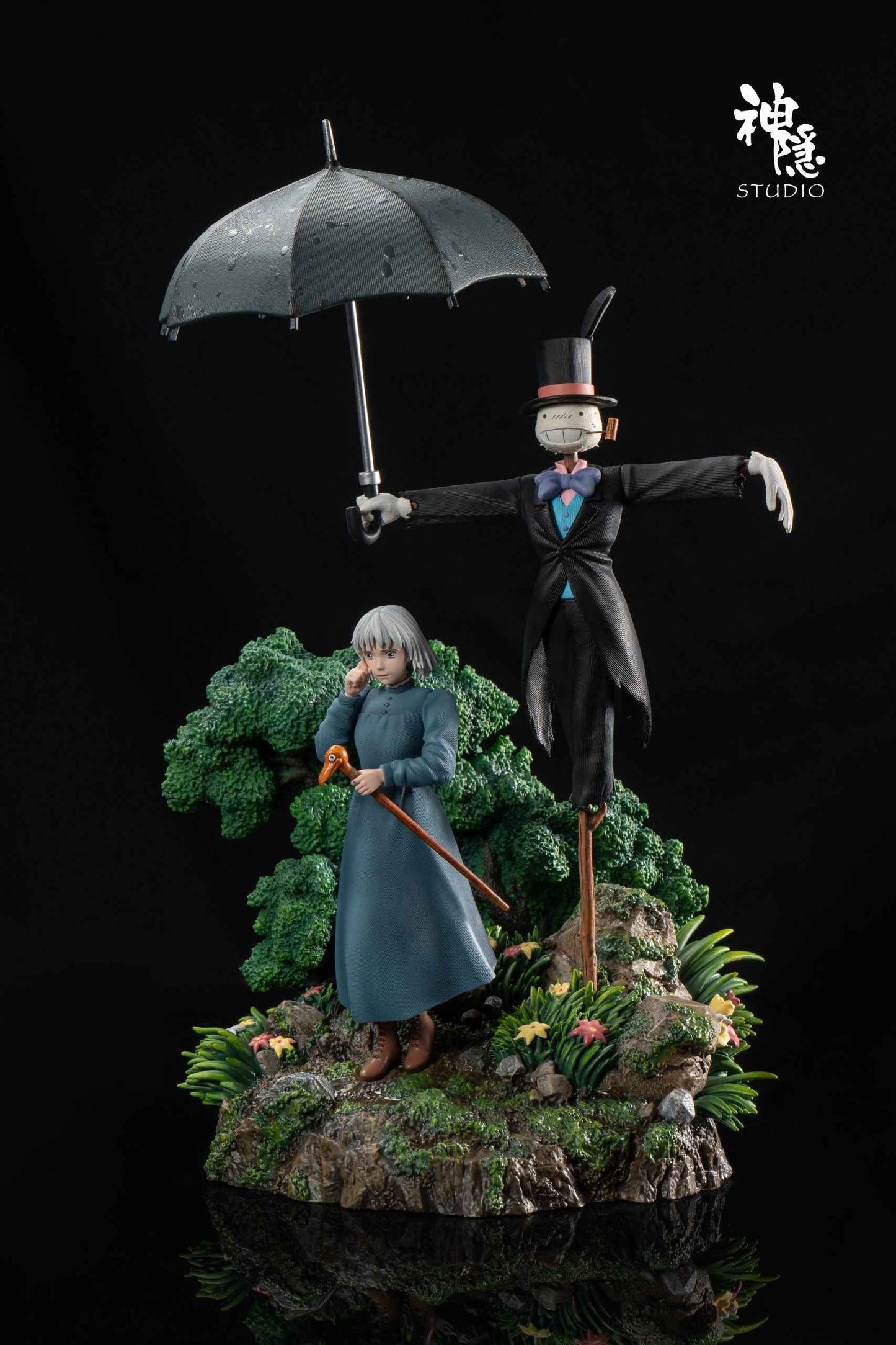 Howl's Moving Castle ~ Shen Yin Studio ~ Sophie Hatter & Turnip Head "Prince Justin" ~ Resin Statue - Santoryu Resins Collectors