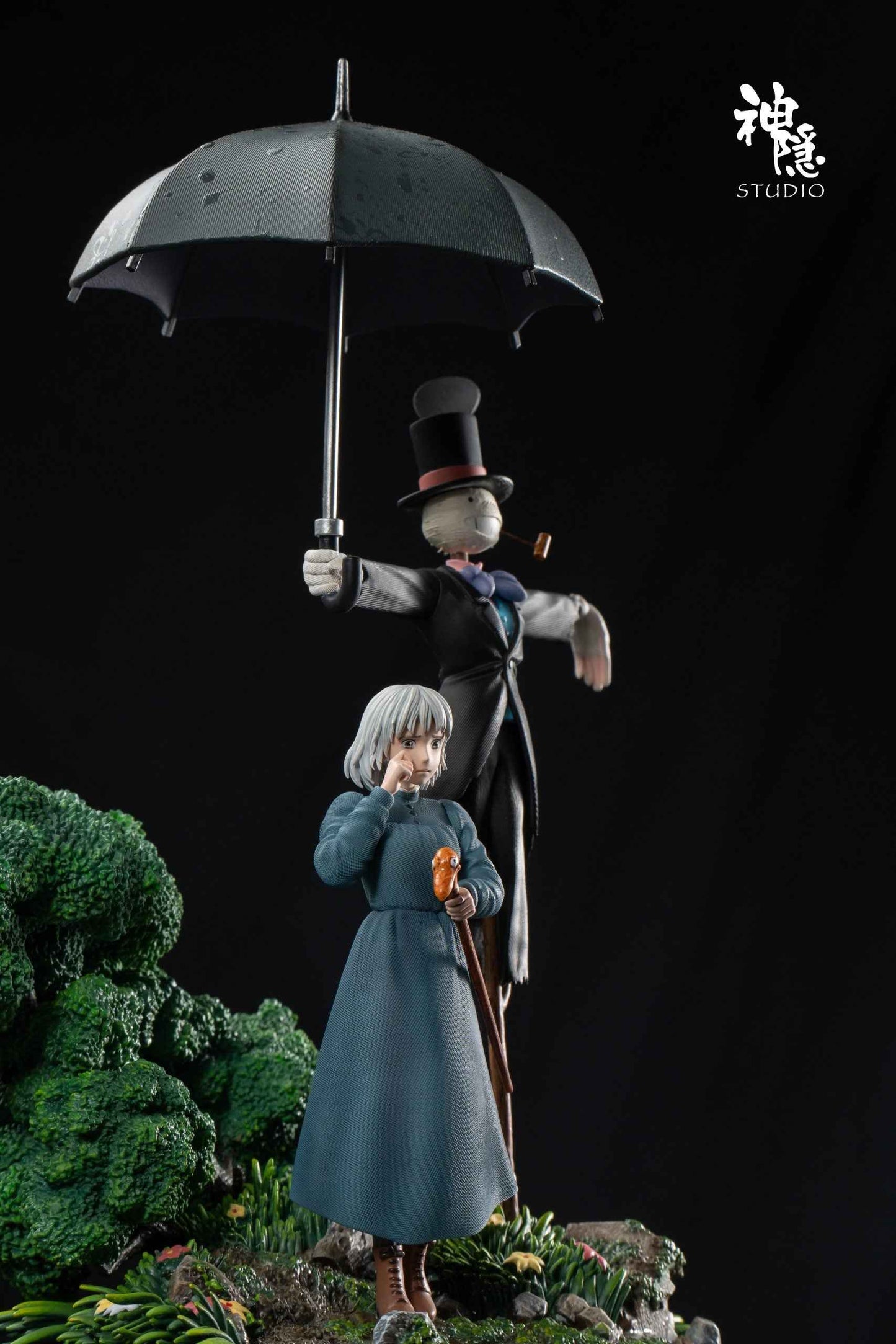 Howl's Moving Castle ~ Shen Yin Studio ~ Sophie Hatter & Turnip Head "Prince Justin" ~ Resin Statue - Santoryu Resins Collectors