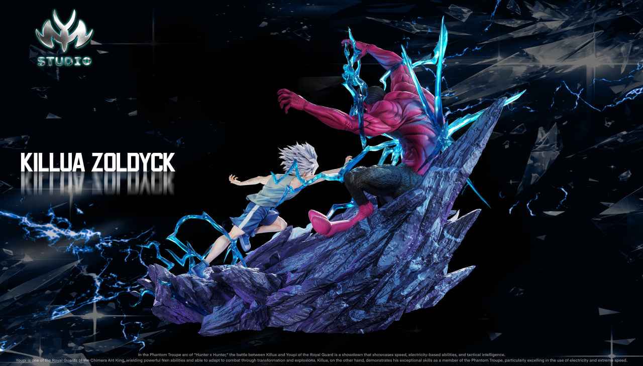 Hunter x Hunter MY Studio Killua Zoldyck vs. Youpi 1/6 Resin Statue