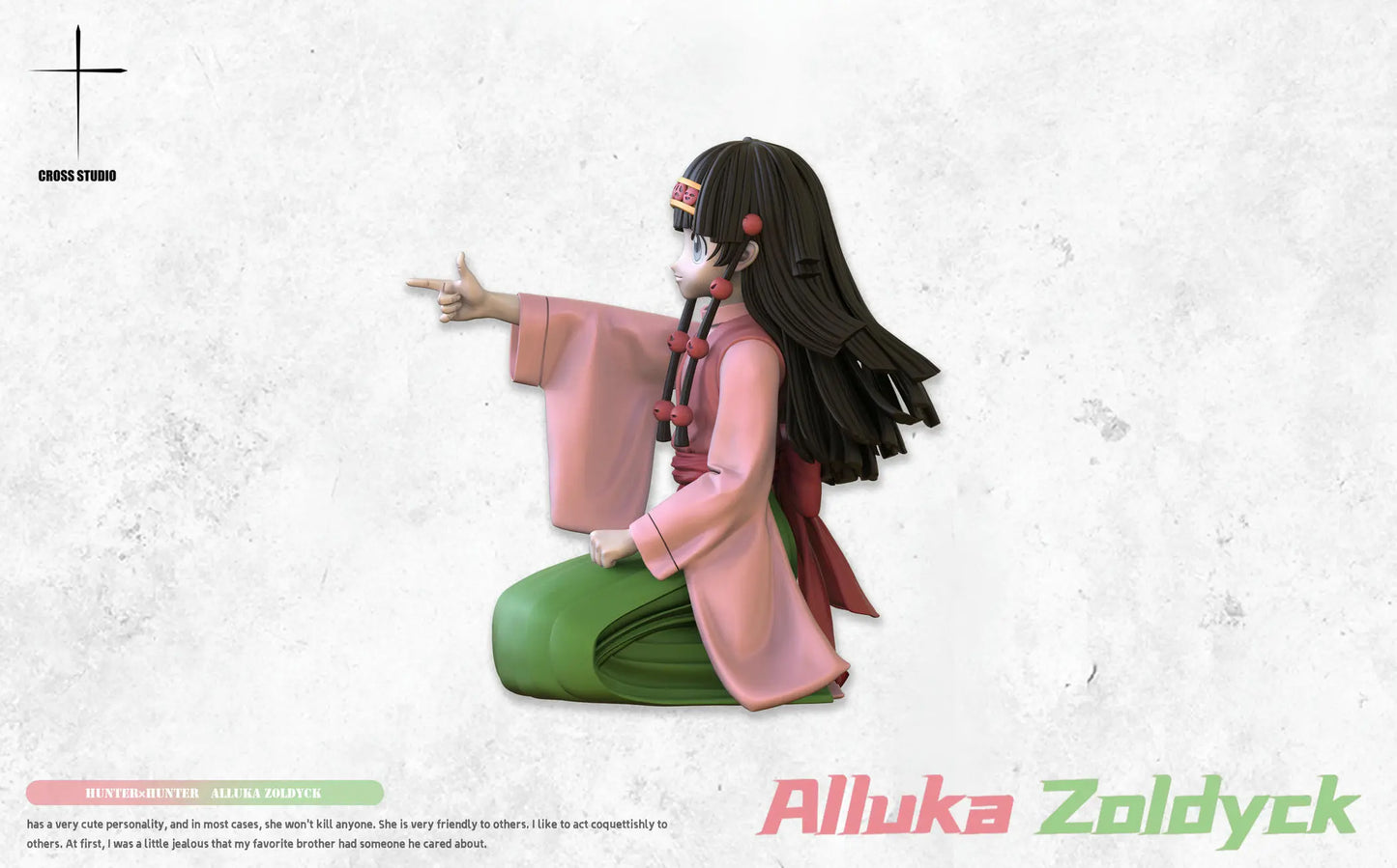 Hunter x Hunter Cross Studio Alluka Zoldyck Resin Statue