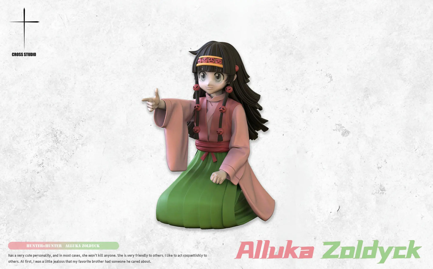 Hunter x Hunter Cross Studio Alluka Zoldyck Resin Statue