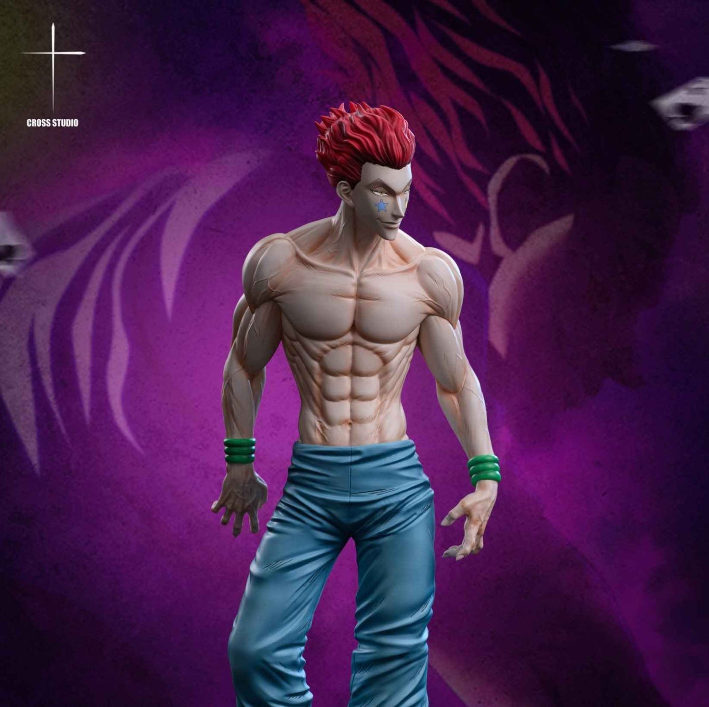 Hunter x Hunter ~ Cross Studio ~ Hisoka Morow ~ Resin Statue - Santoryu Resins Collectors