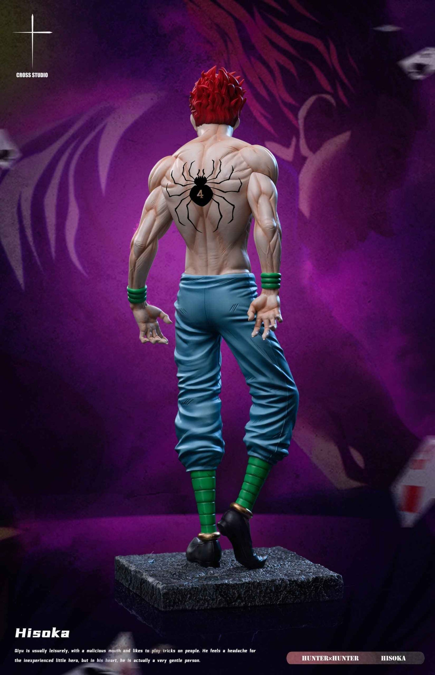 Hunter x Hunter ~ Cross Studio ~ Hisoka Morow ~ Resin Statue - Santoryu Resins Collectors