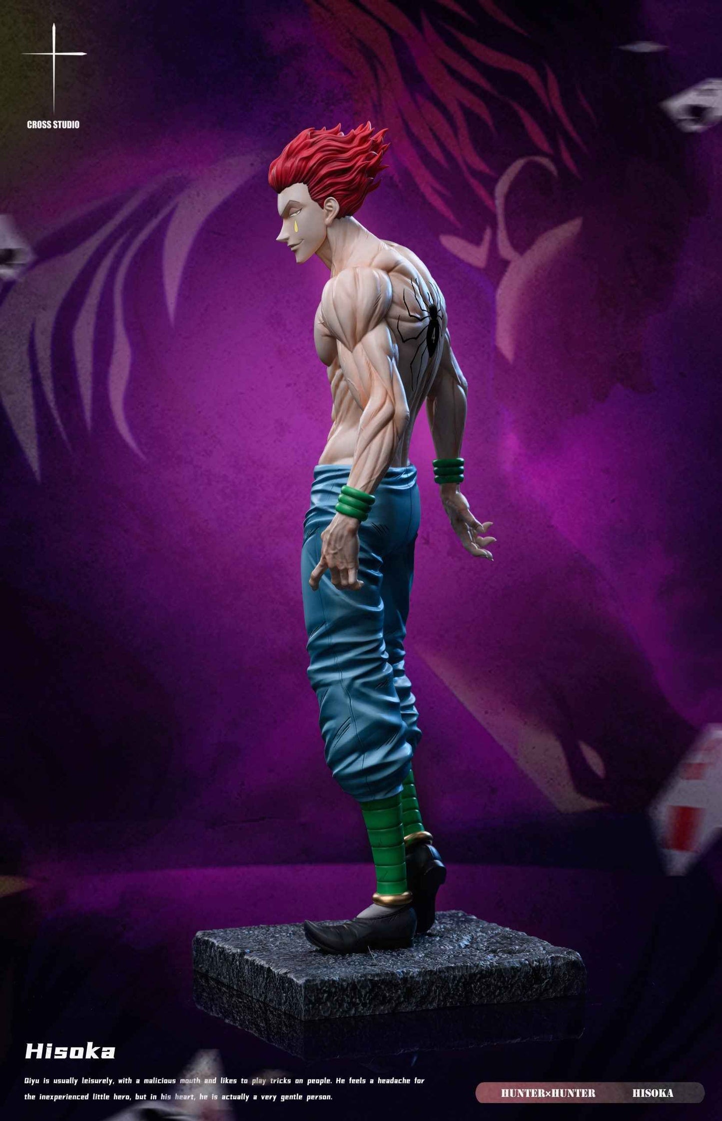 Hunter x Hunter ~ Cross Studio ~ Hisoka Morow ~ Resin Statue - Santoryu Resins Collectors