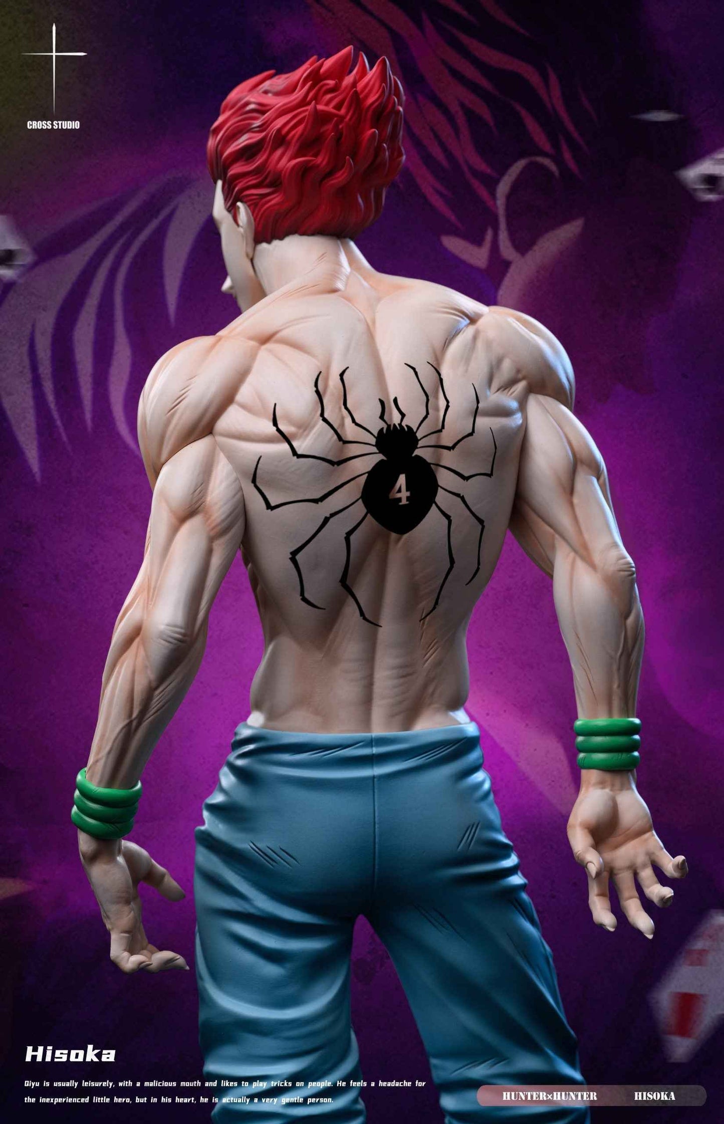 Hunter x Hunter ~ Cross Studio ~ Hisoka Morow ~ Resin Statue - Santoryu Resins Collectors