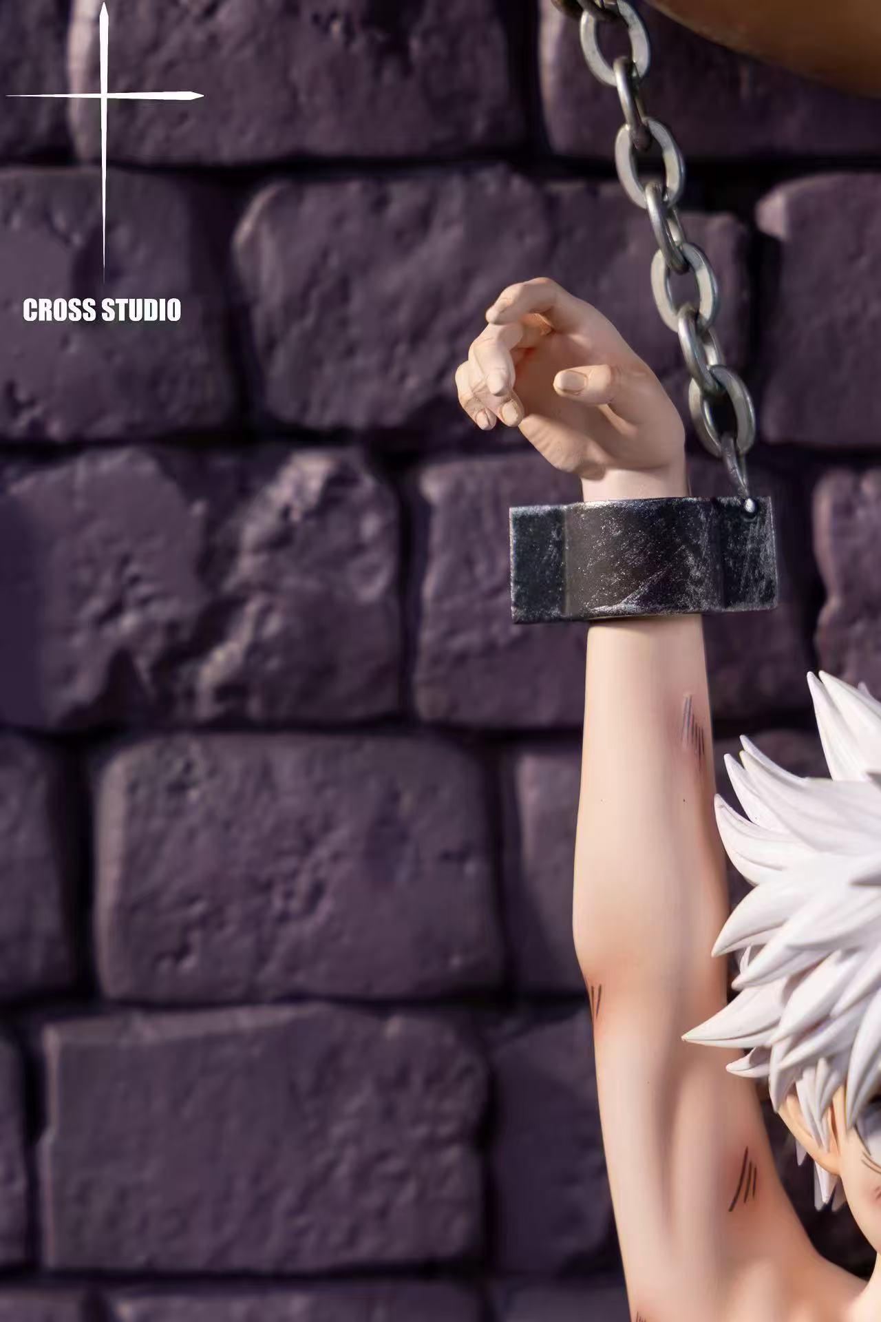 Hunter x Hunter Cross Studio chained Killua Zoldyck Resin Statue