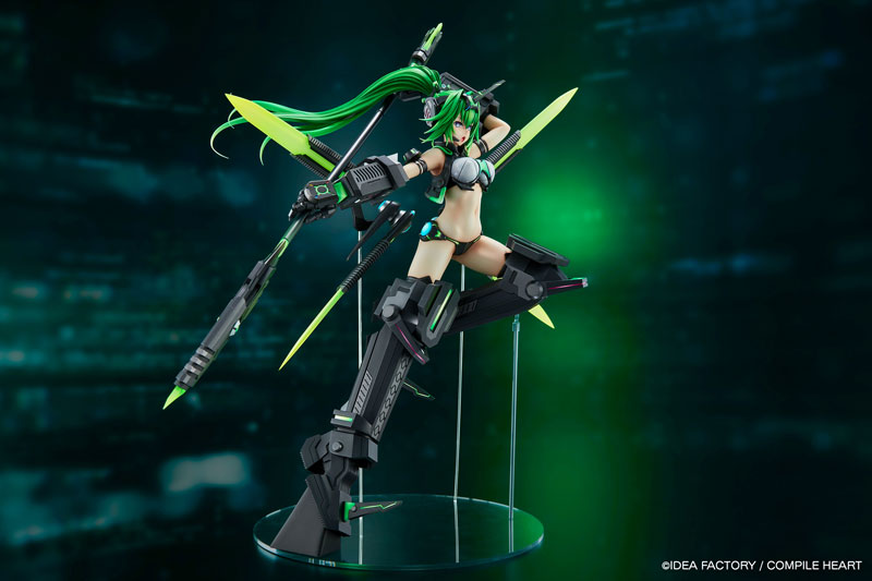 Hyperdimension Neptunia Victory II Vertex Next Green Licensed PVC Figure