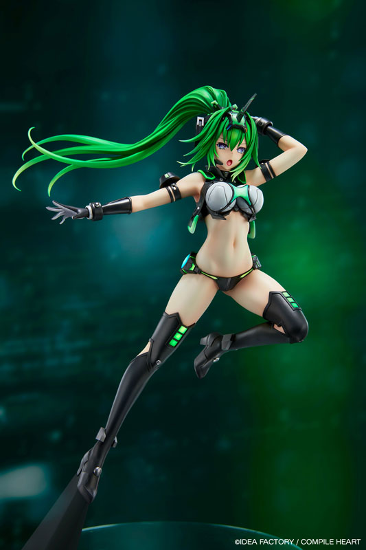 Hyperdimension Neptunia Victory II Vertex Next Green Licensed PVC Figure