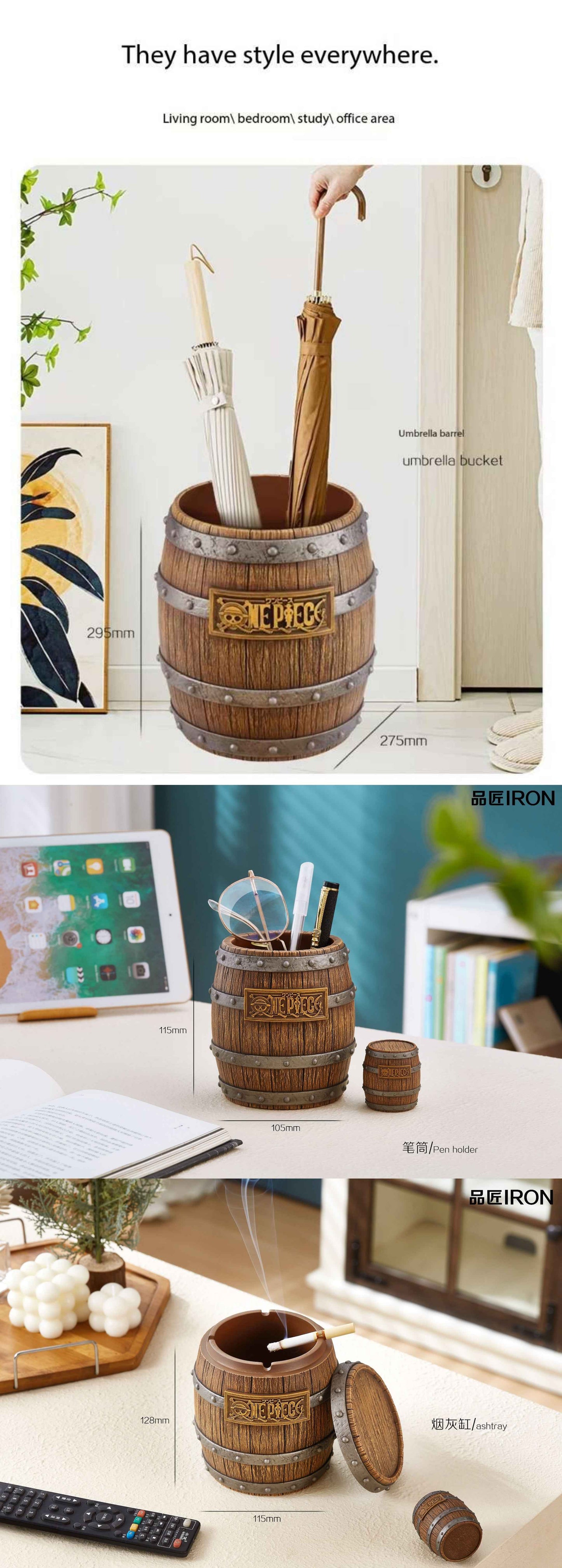 One Piece ~ Iron Studio ~ MQ062 Multifunctional Wine Barrel ~ Resin - Santoryu Resins Collectors