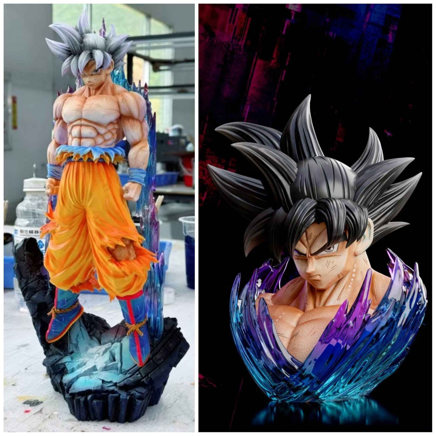 Dragon Ball ~ Fuyao "FY" Studio ~ Ultra Instinct "UI" Son Goku ~ Resin Statue - Santoryu Resins Collectors