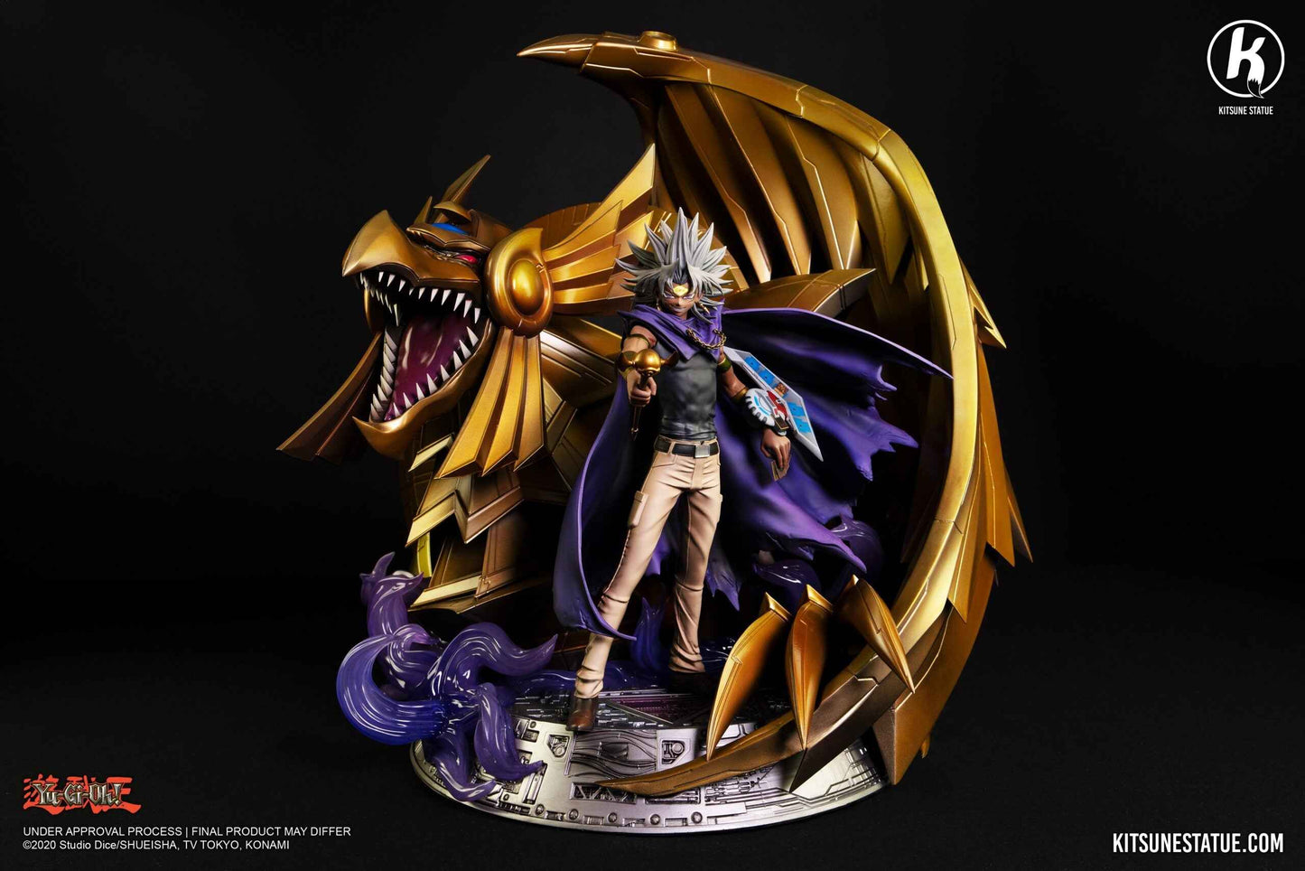 Yu-gi-Oh! ~ Kitsune-Statue Studio ~ Marik Ishtar & The Winged Dragon of Ra ~ Licensed Resin Statue - Santoryu Resins Collectors