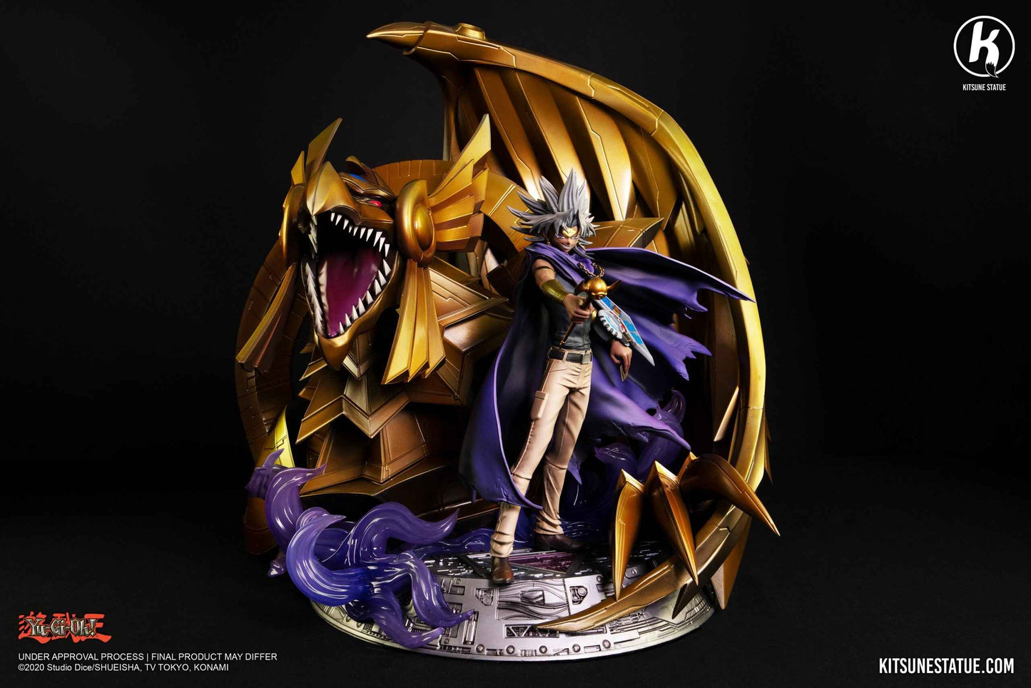 Yu-gi-Oh! ~ Kitsune-Statue Studio ~ Marik Ishtar & The Winged Dragon of Ra ~ Licensed Resin Statue - Santoryu Resins Collectors