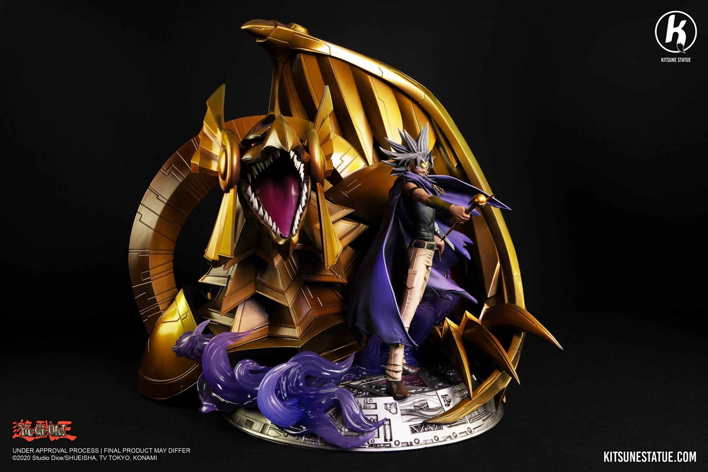 Yu-gi-Oh! ~ Kitsune-Statue Studio ~ Marik Ishtar & The Winged Dragon of Ra ~ Licensed Resin Statue - Santoryu Resins Collectors