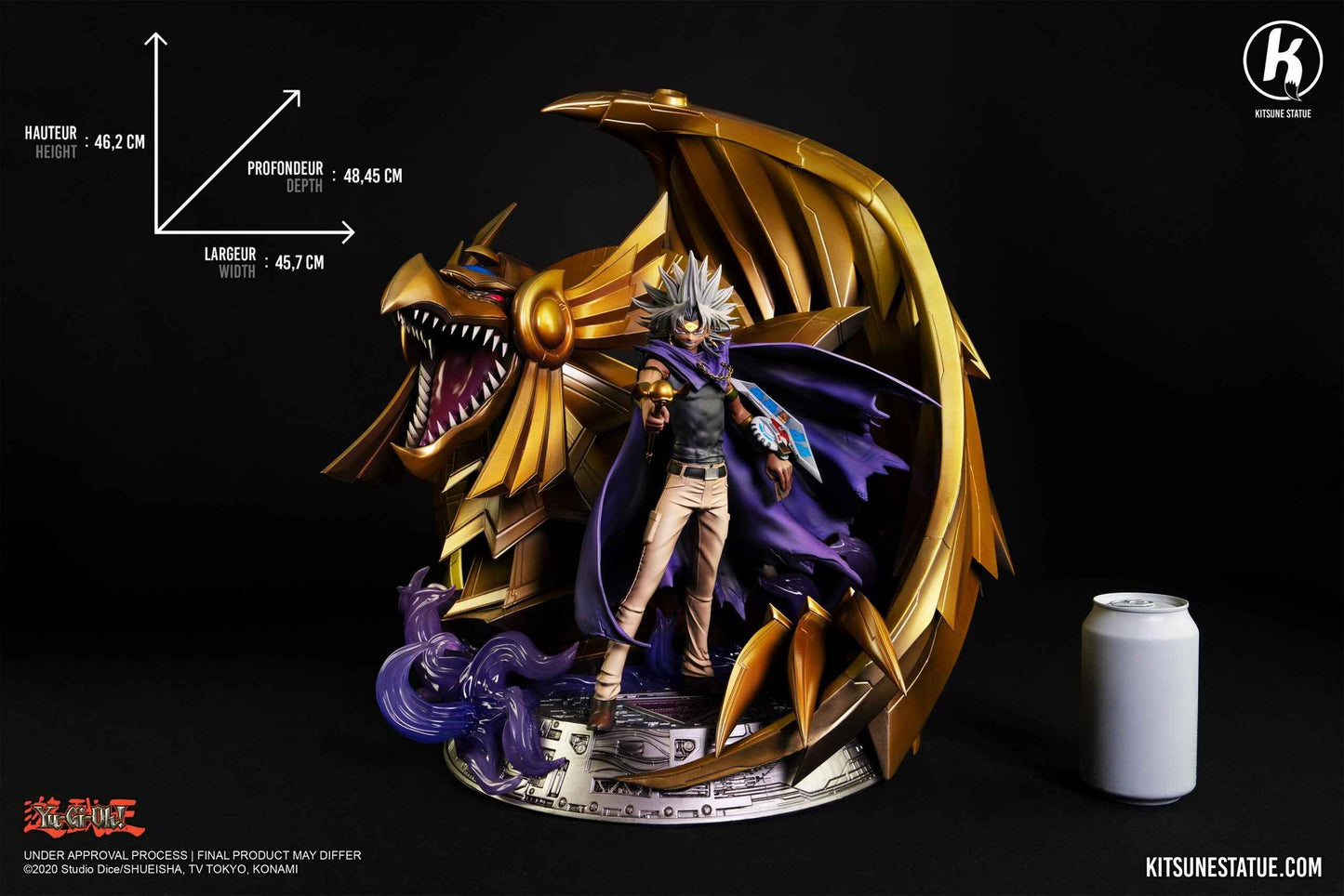 Yu-gi-Oh! ~ Kitsune-Statue Studio ~ Marik Ishtar & The Winged Dragon of Ra ~ Licensed Resin Statue - Santoryu Resins Collectors