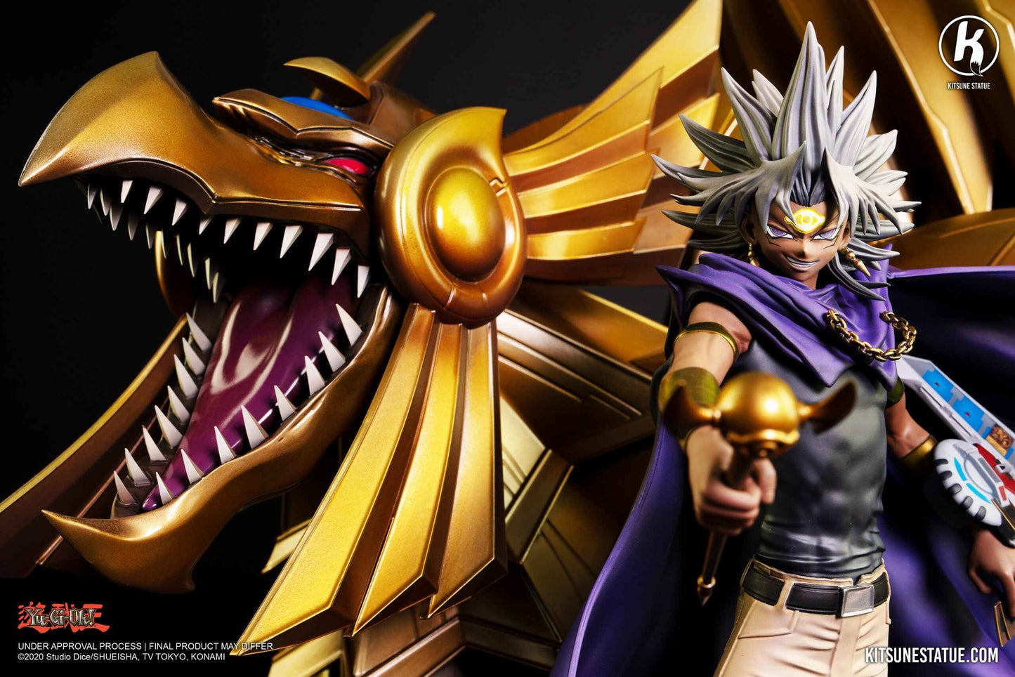 Yu-gi-Oh! ~ Kitsune-Statue Studio ~ Marik Ishtar & The Winged Dragon of Ra ~ Licensed Resin Statue - Santoryu Resins Collectors