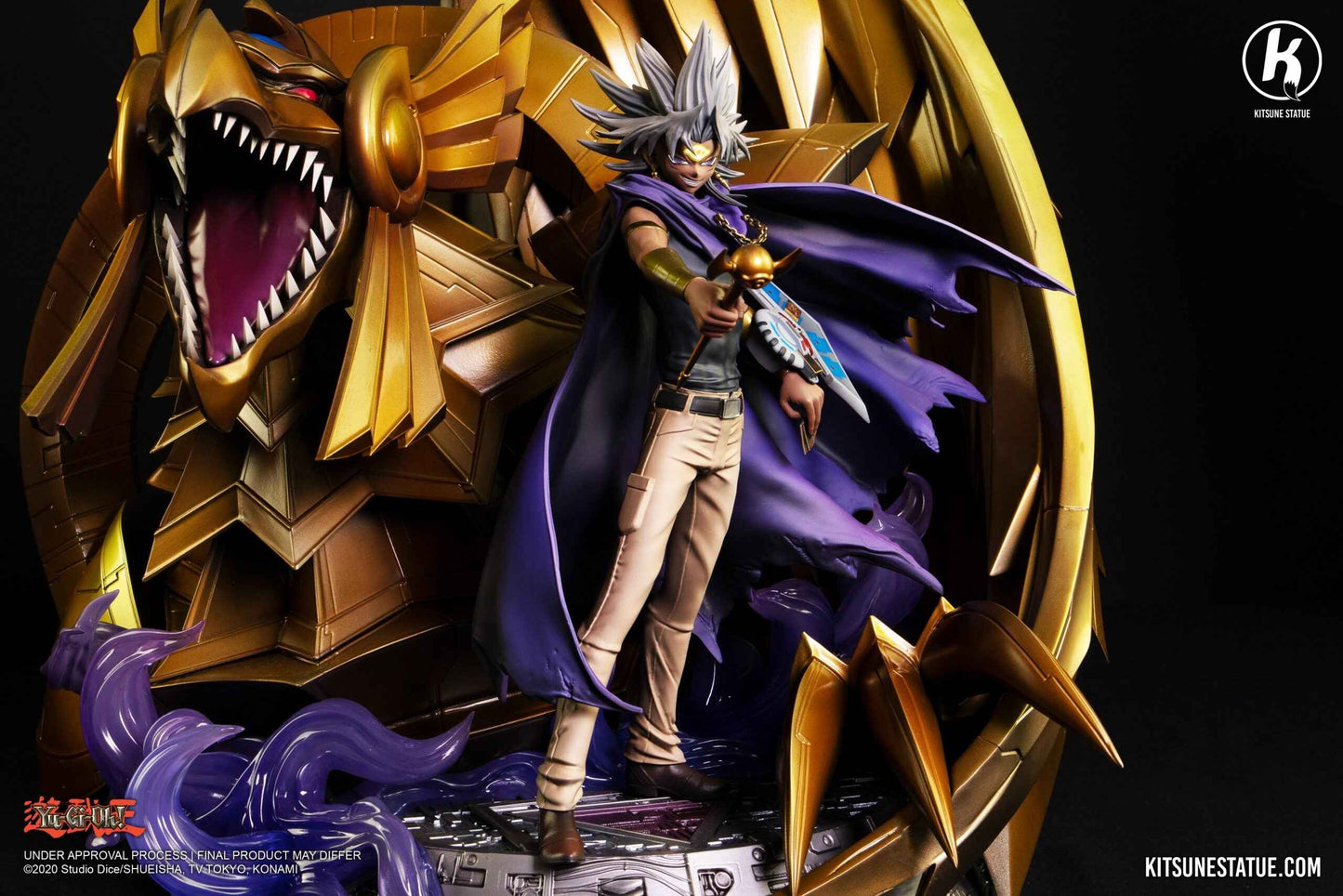 Yu-gi-Oh! ~ Kitsune-Statue Studio ~ Marik Ishtar & The Winged Dragon of Ra ~ Licensed Resin Statue - Santoryu Resins Collectors