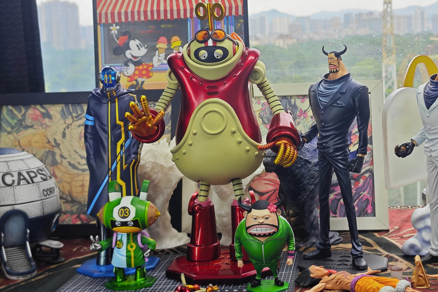 One Piece Long Hu Studio Pythagoras Punk 04 Egghead Arc Resin Statue