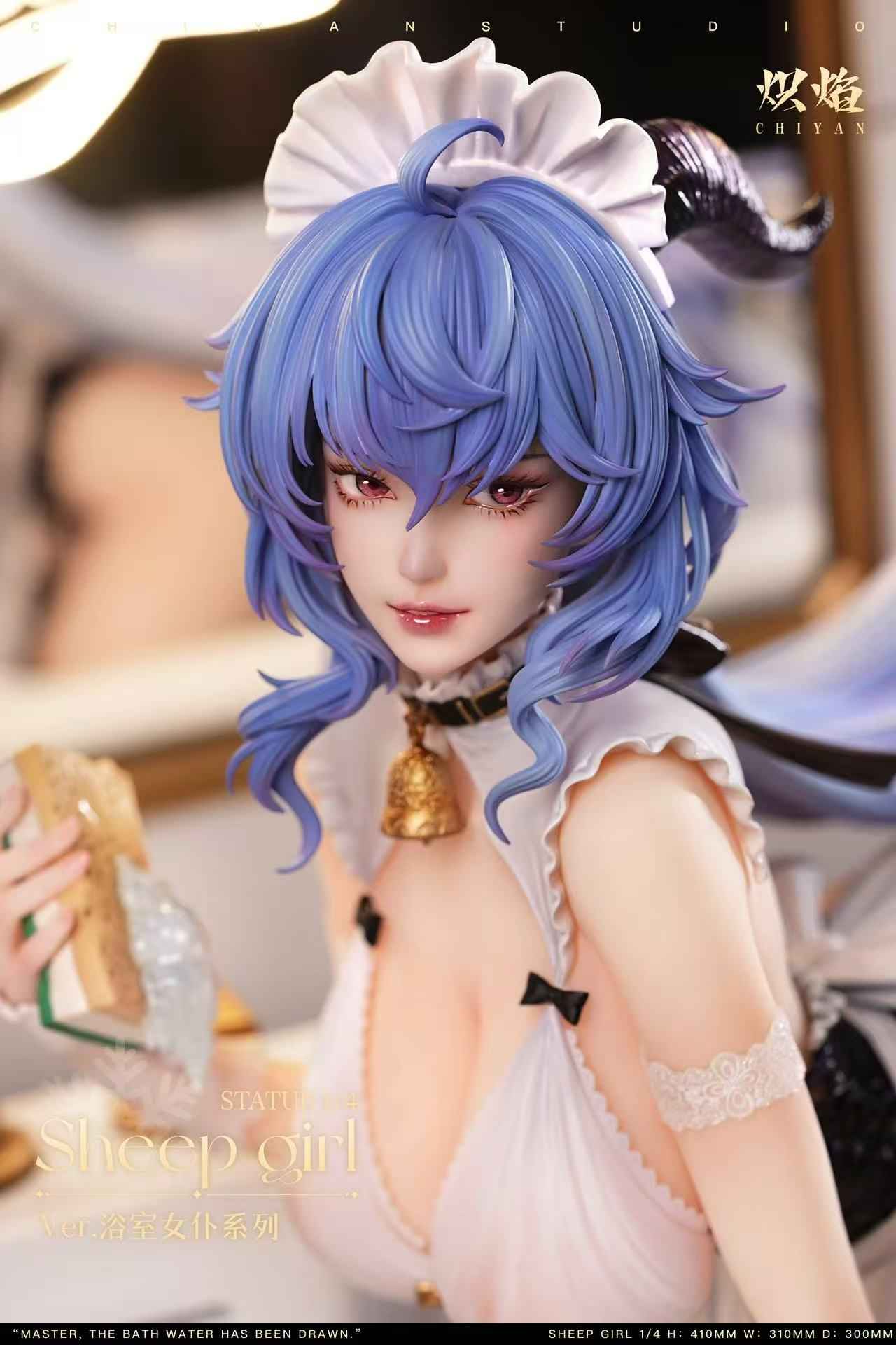 Genshin Impact ~ ChiYan Studio ~ Bathroom Maid Yae Miko x Ganyu ~ Resin Statue - Santoryu Resins Collectors