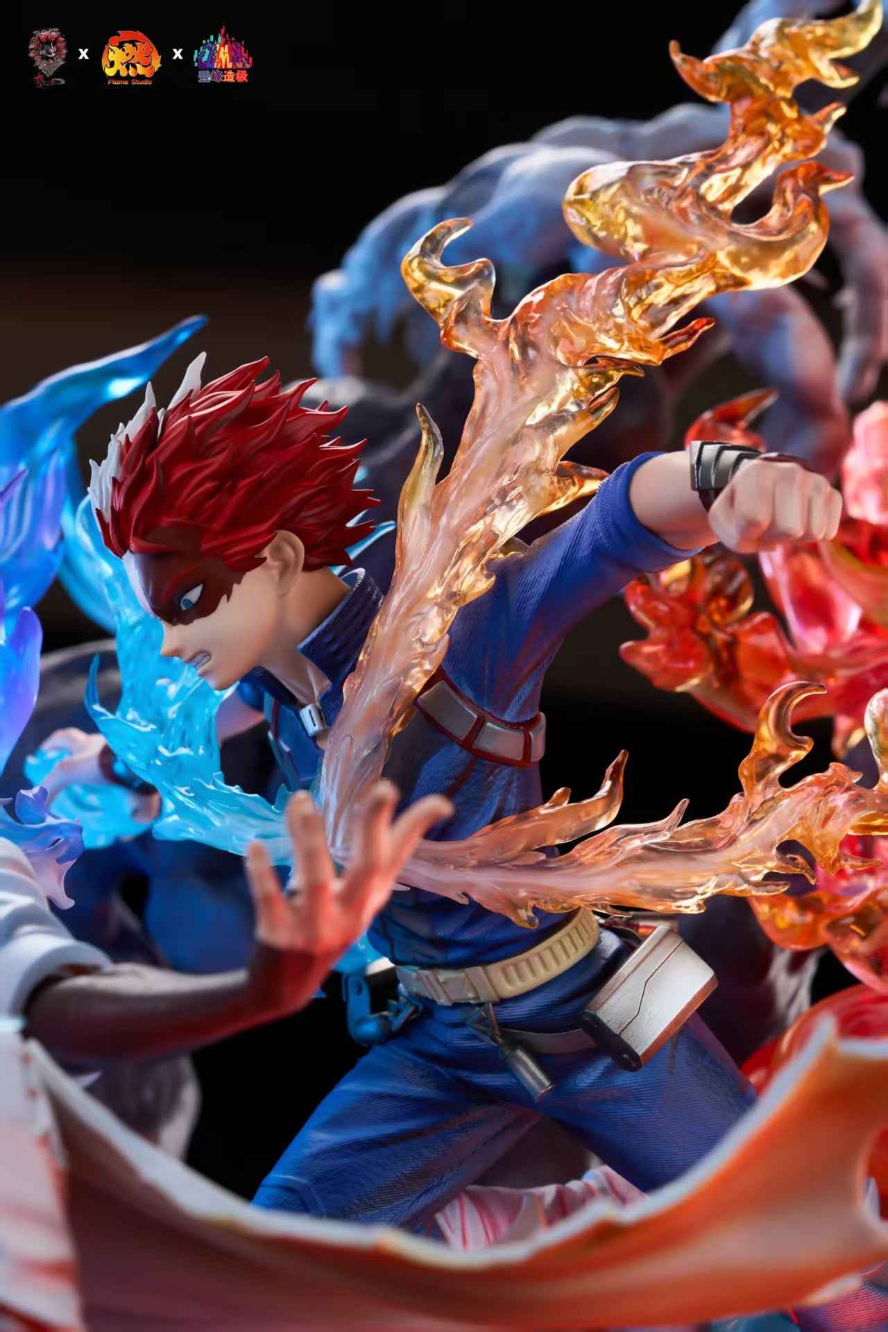 My Hero Academia ~ Weare A Design & Climax studio ~ Dabi vs Todoroki ~ Resin Statue - Santoryu Resins Collectors