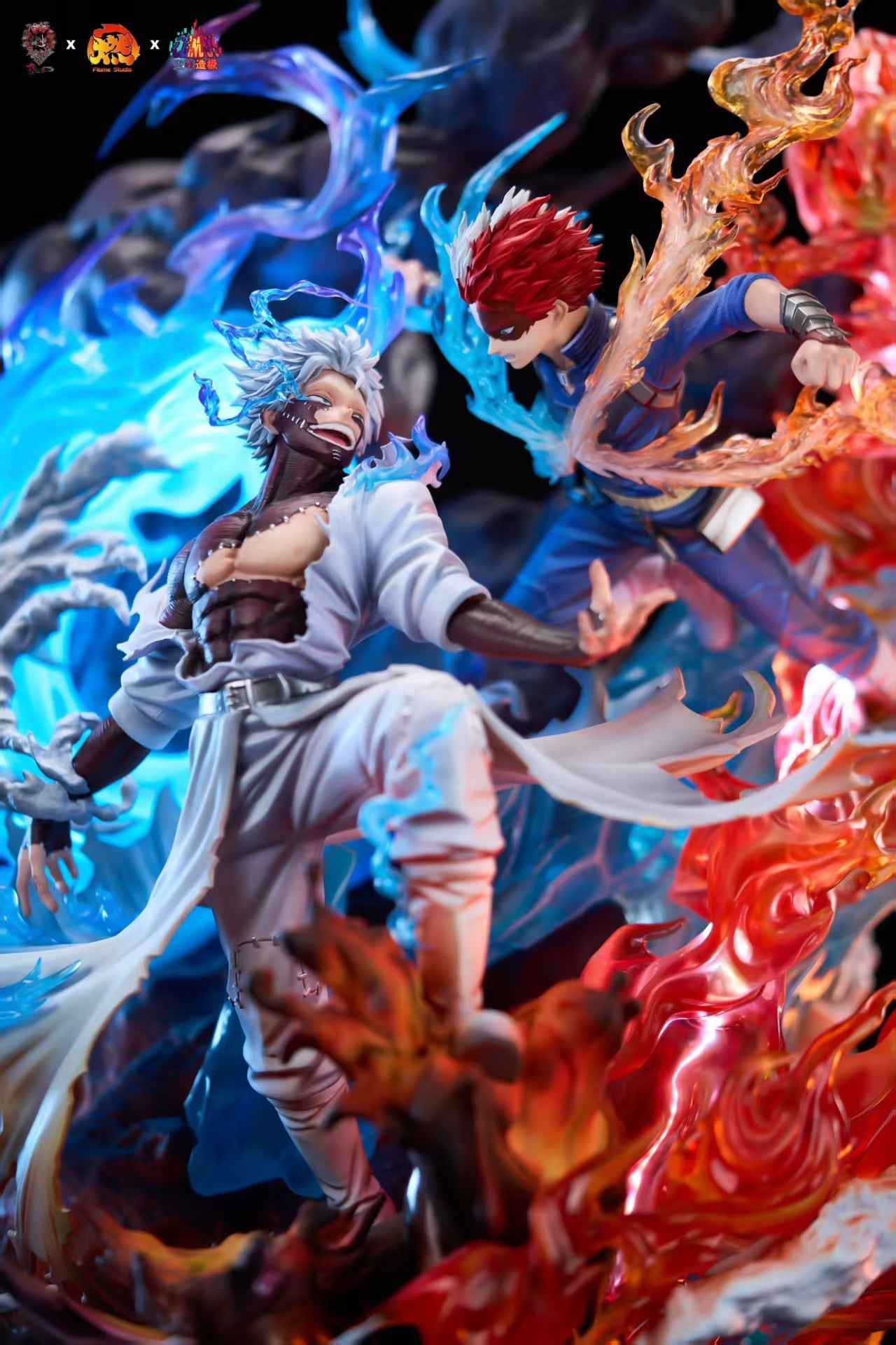 My Hero Academia ~ Weare A Design & Climax studio ~ Dabi vs Todoroki ~ Resin Statue - Santoryu Resins Collectors