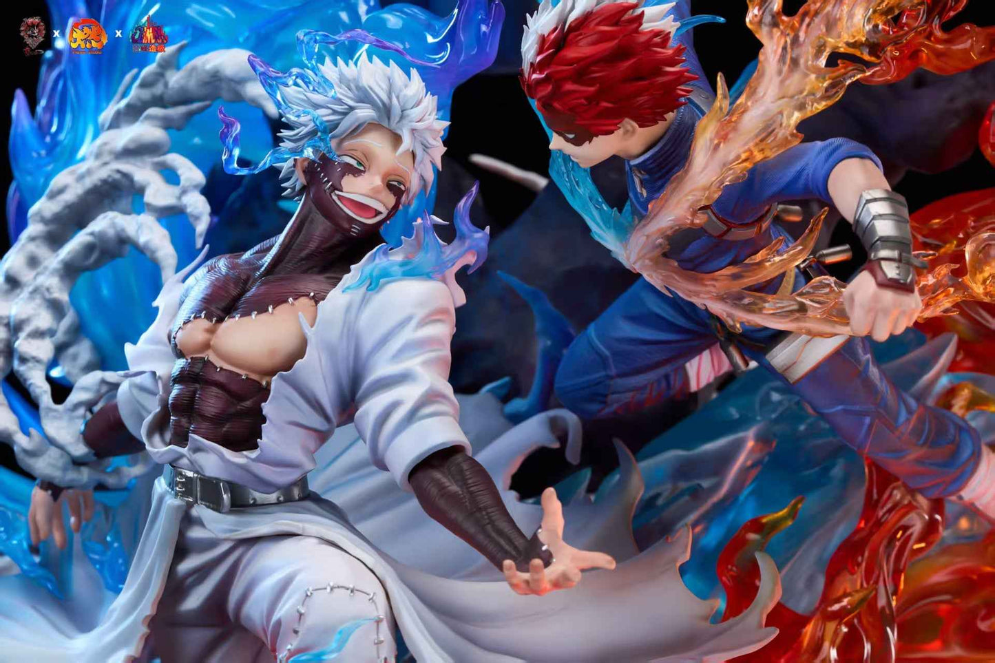 My Hero Academia ~ Weare A Design & Climax studio ~ Dabi vs Todoroki ~ Resin Statue - Santoryu Resins Collectors