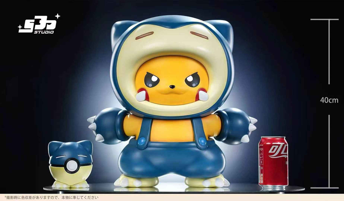 Pokémon ~ SJD Studio ~ Pikachu Snorlax Cosplay ~ Resin Statue - Santoryu Resins Collectors