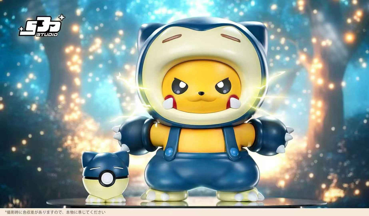 Pokémon ~ SJD Studio ~ Pikachu Snorlax Cosplay ~ Resin Statue - Santoryu Resins Collectors