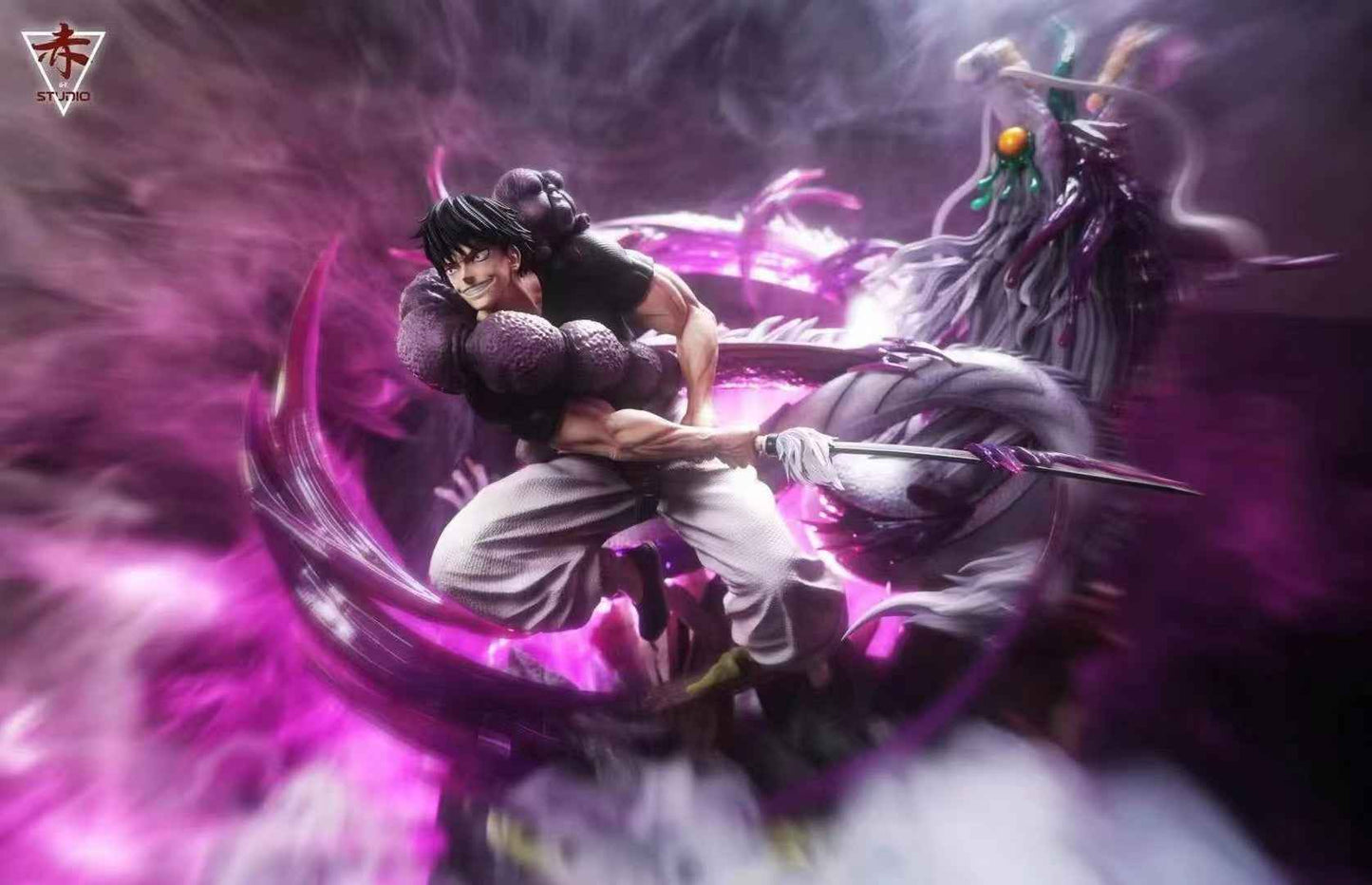 Jujutsu Kaisen ~ ChiTong Studio ~ Dragon Slayer Toji Fushiguro ~ Resin Statue - Santoryu Resins Collectors