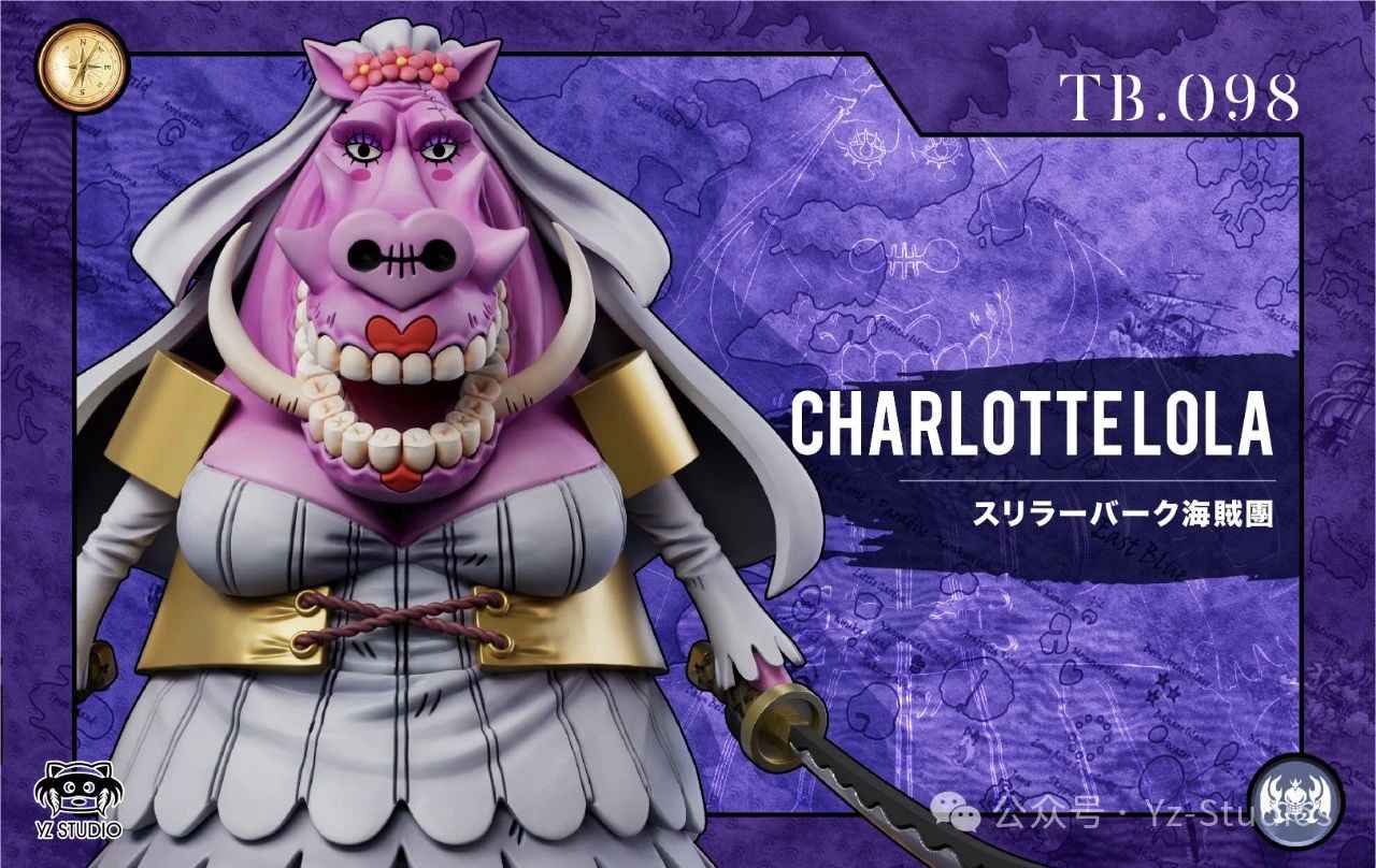 One Piece ~ Yz Studio ~ Charlotte Lola WCF Scale ~ Resin Statue - Santoryu Resins Collectors