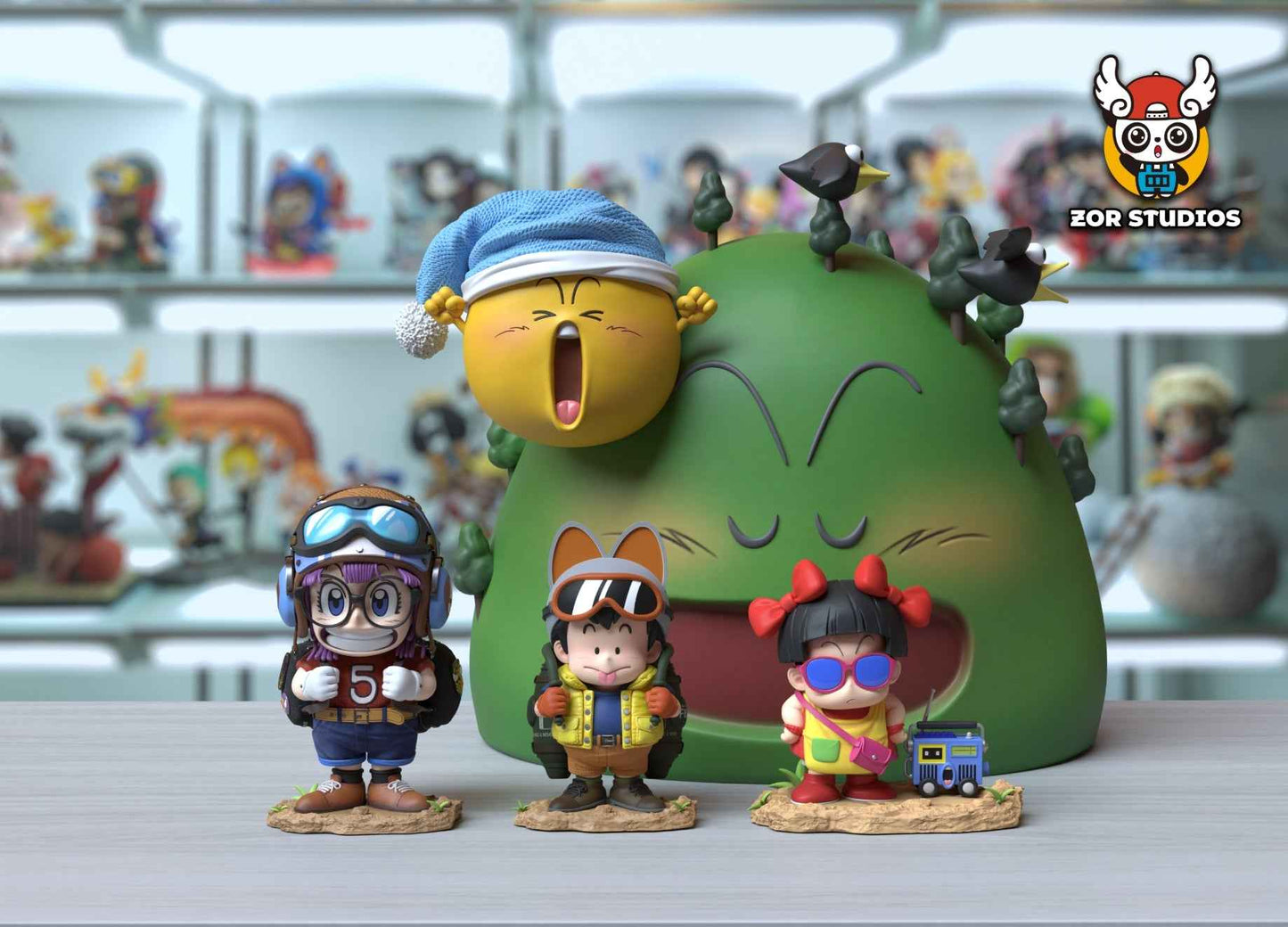 Dr Slump ~ ZOR Studio ~ Kinoko Sarada ~ Resin Statue - Santoryu Resins Collectors