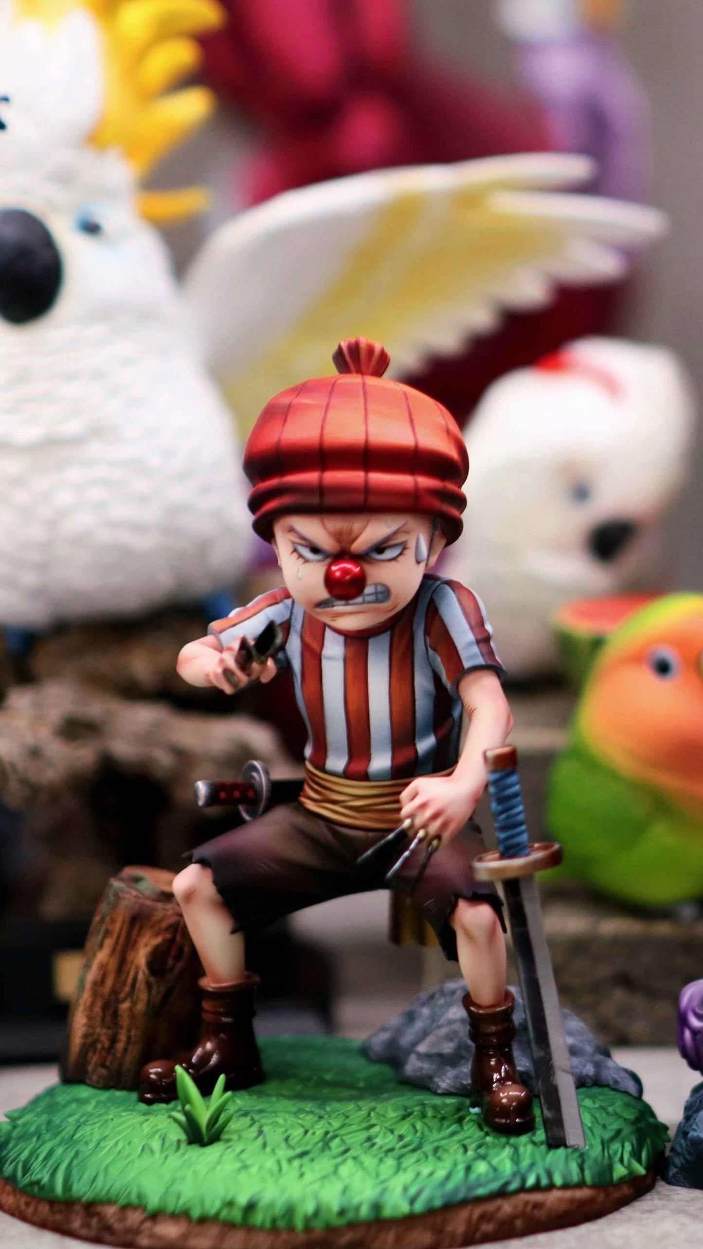 One Piece DX Studio Buggy & Law & Marshall D. Teach Childhood Resin Statue - Santoryu Resins Collectors